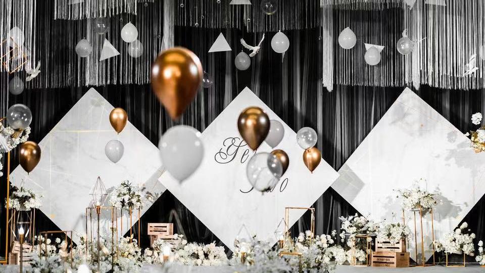 唯美简约婚礼  干净   高级