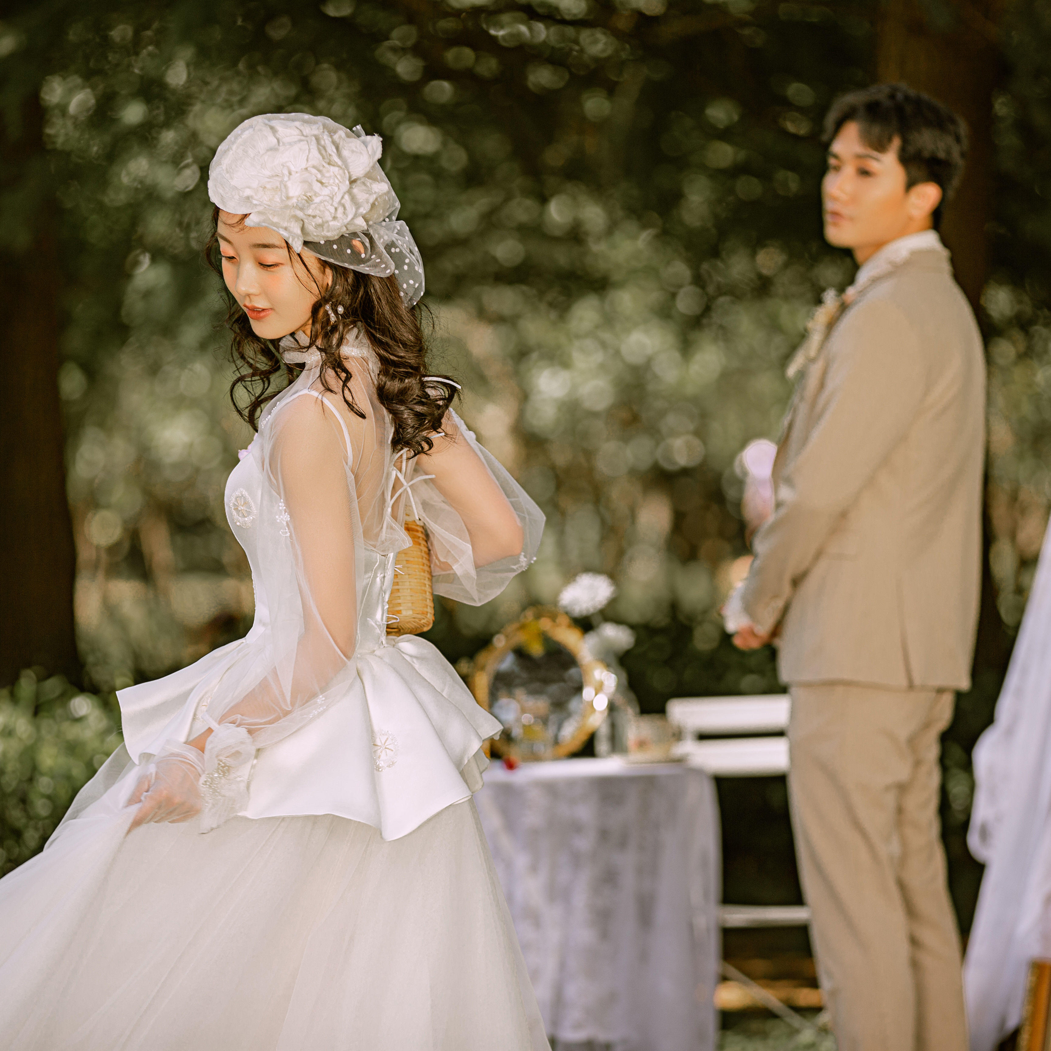你喜欢这样的主题风格婚纱嘛 