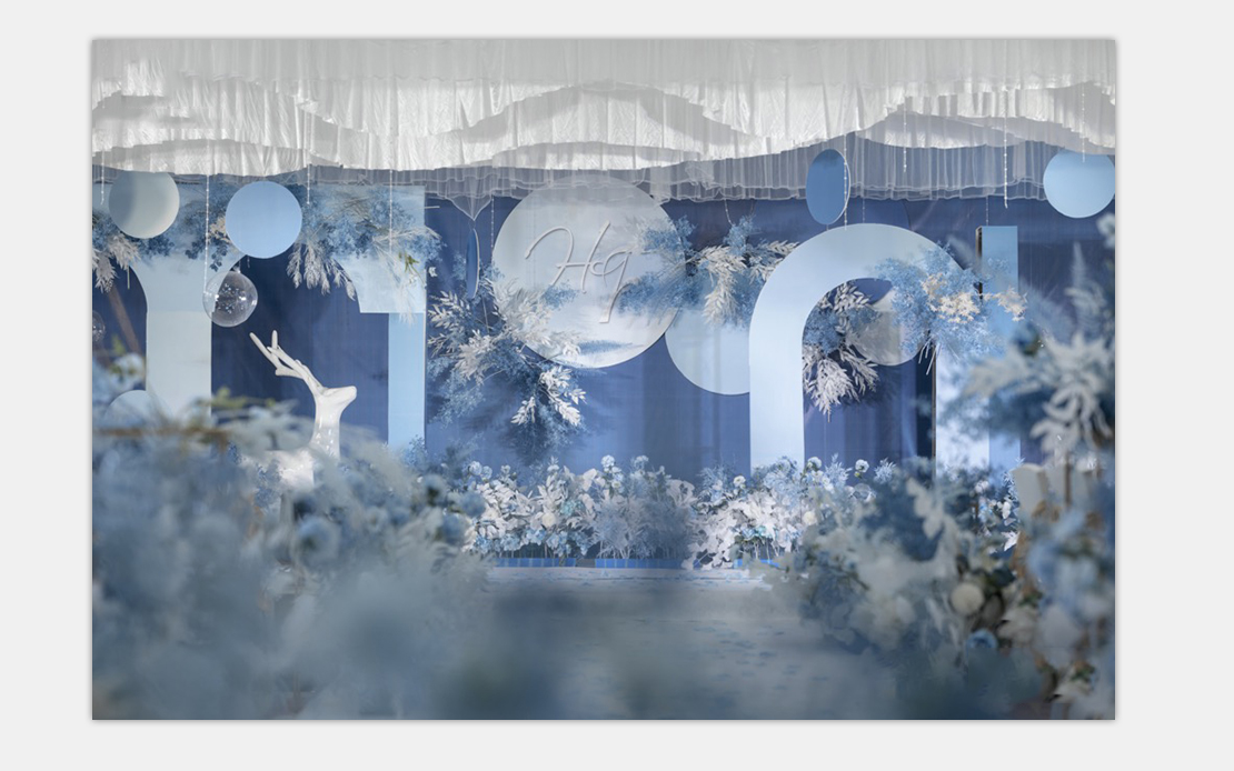 抚州喜洋洋婚庆蓝色小清新婚礼