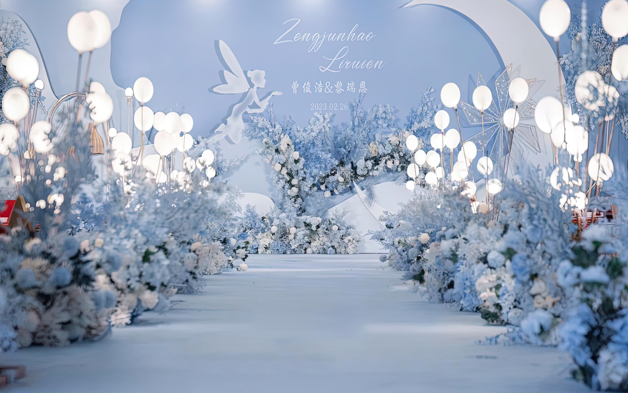 静谧蓝韵，演绎温柔誓约