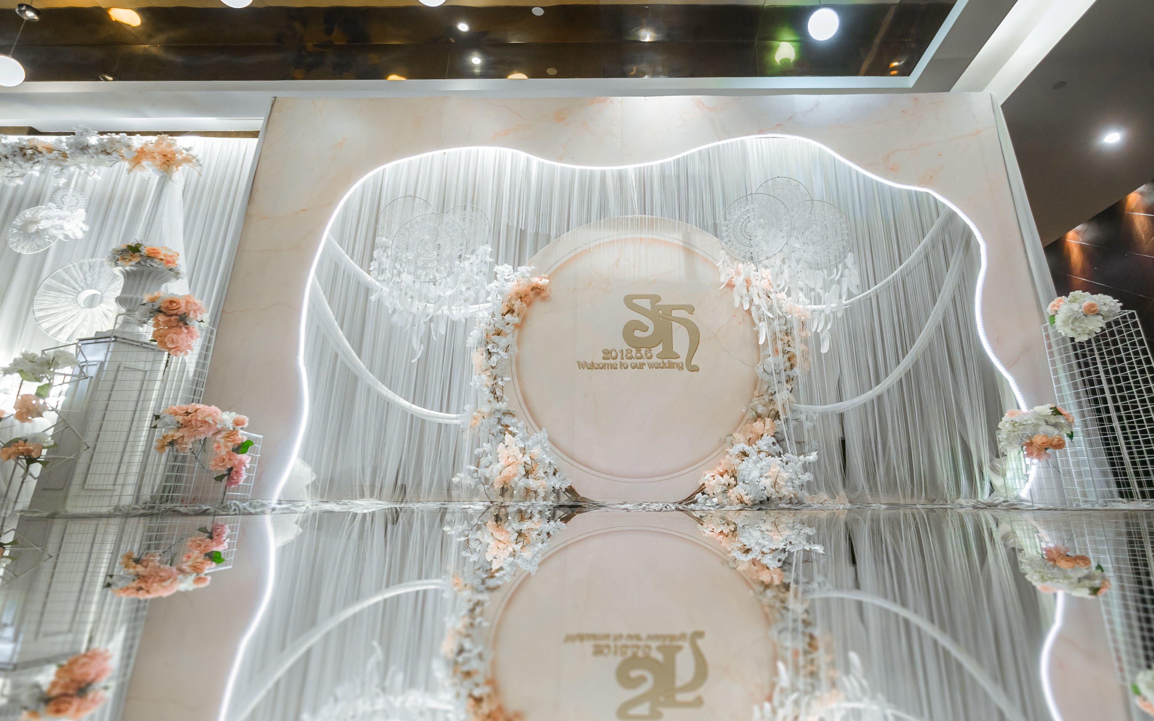 【澳斯汀私人婚礼定制】室内白绿高端