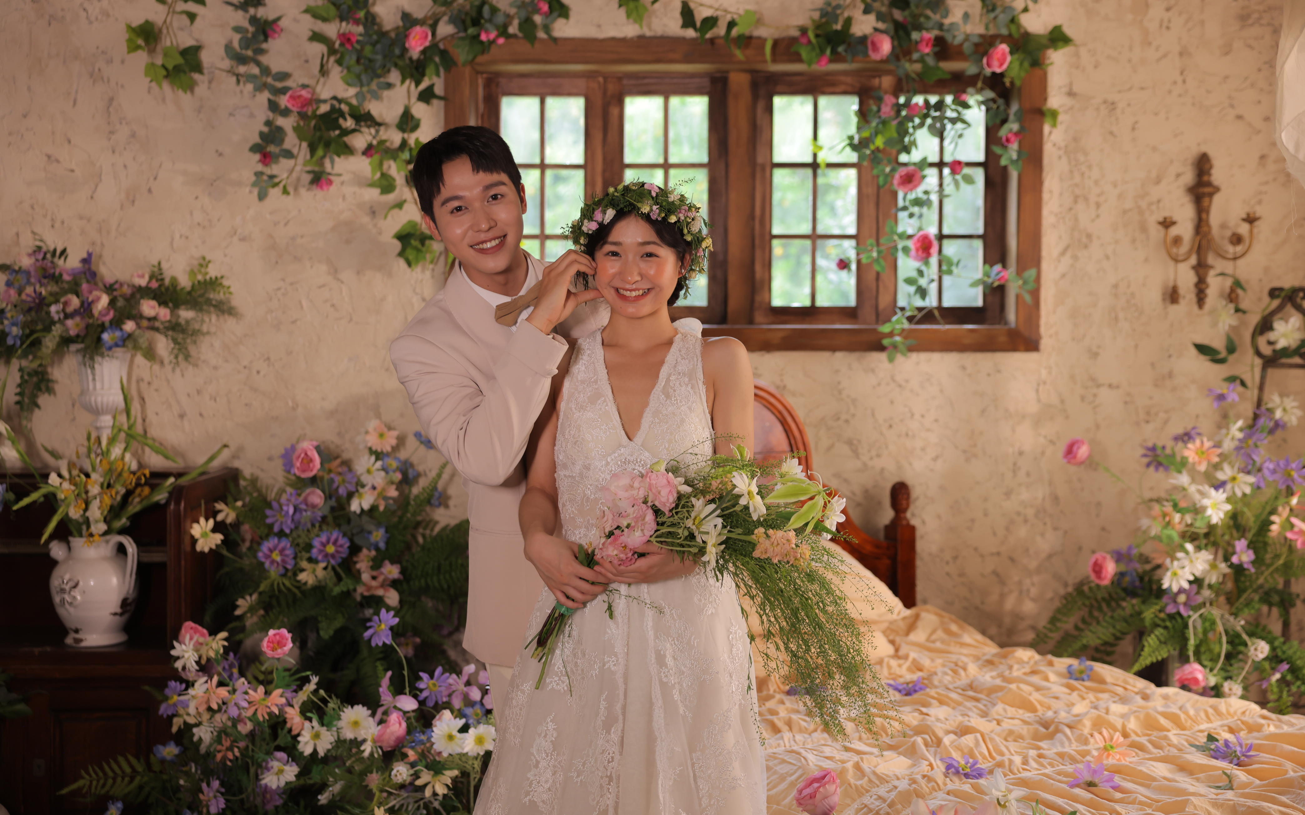 【施华洛摄影】浪漫花房婚纱照