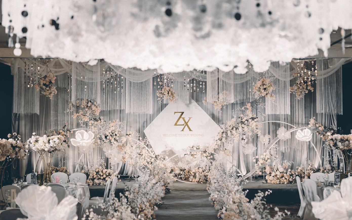 高级灰婚礼典雅婚庆策划定制