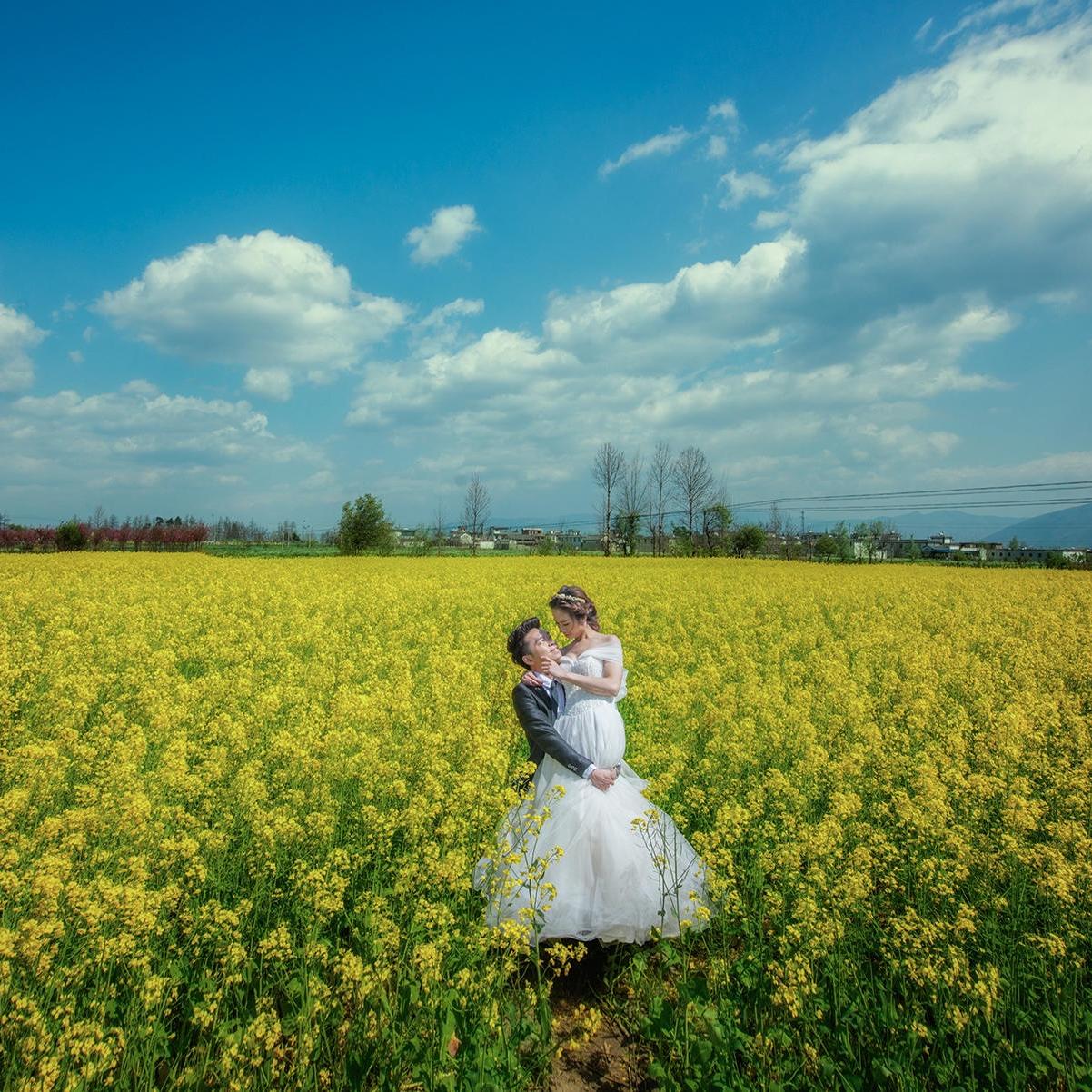 测试一水婚纱礼服女
