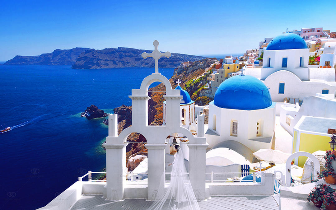 【悦享之旅】总监拍摄圣托里尼全景