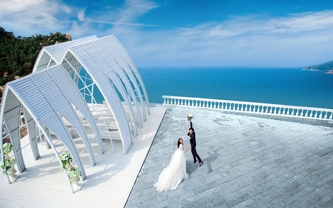 名人婚纱【那琴半岛】海岛婚礼仪式感婚纱照