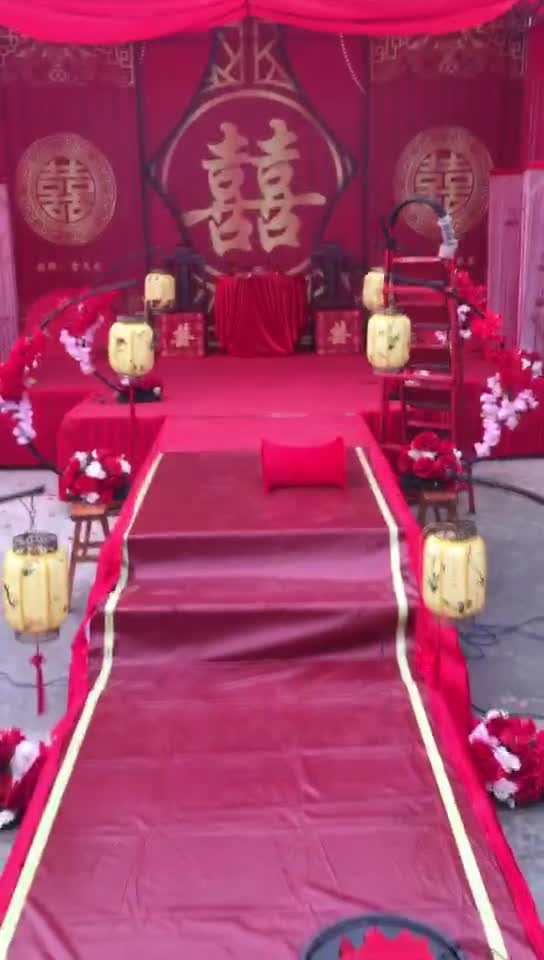 中国红，潮流喜庆中式婚礼