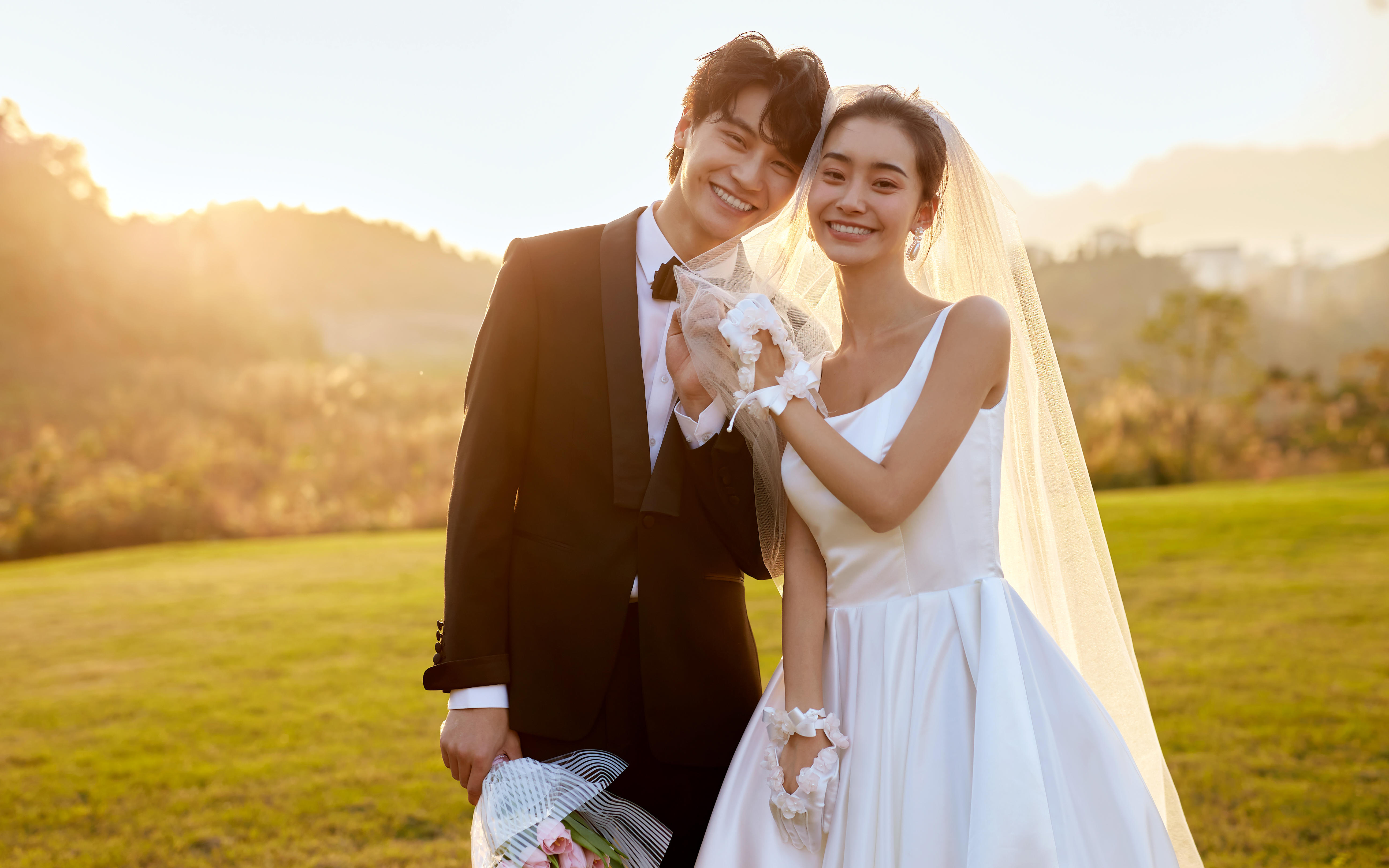 【进部摄影】草坪森系婚纱照