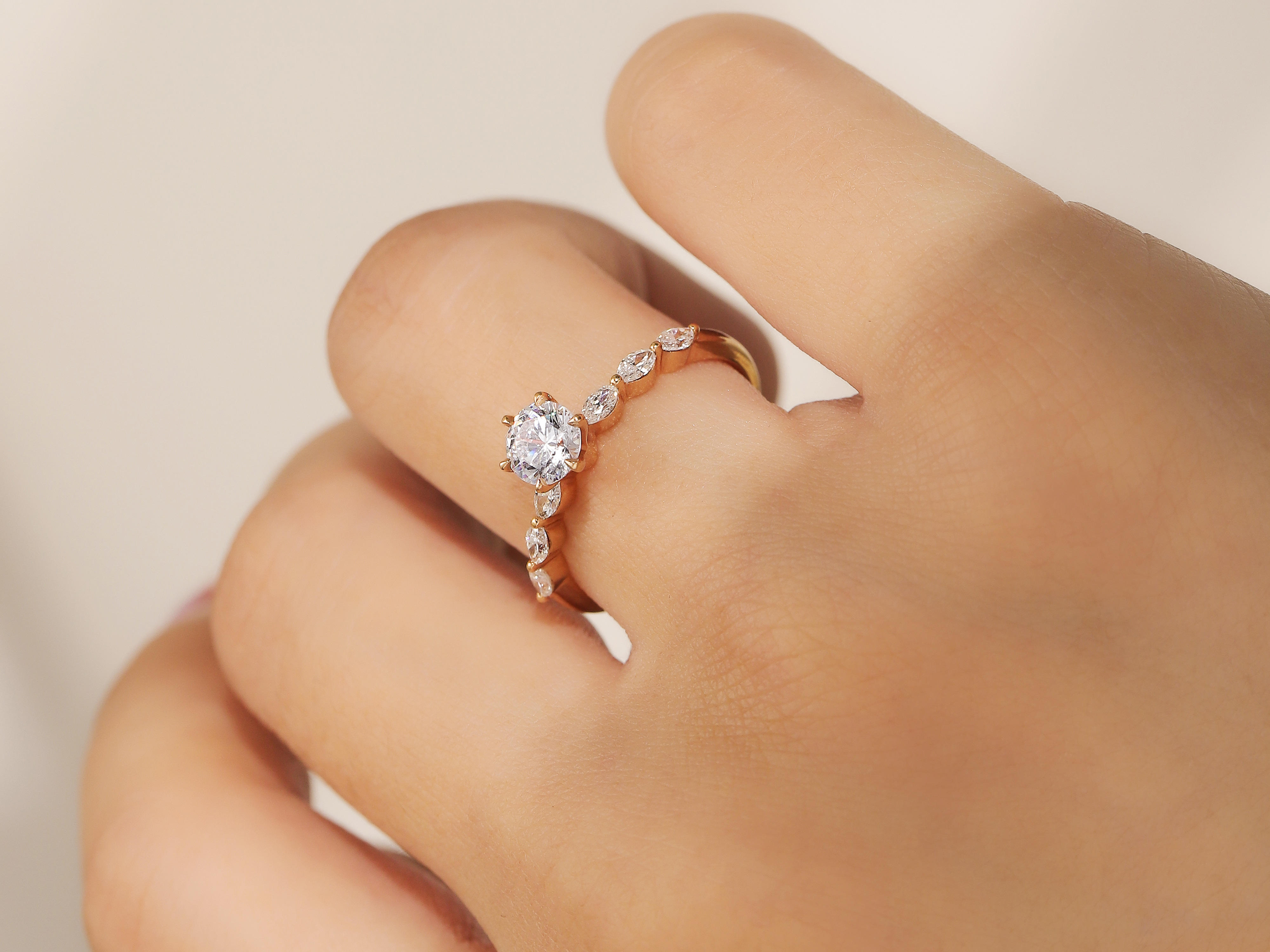 【星光闪耀】30分显大结婚钻戒|定制