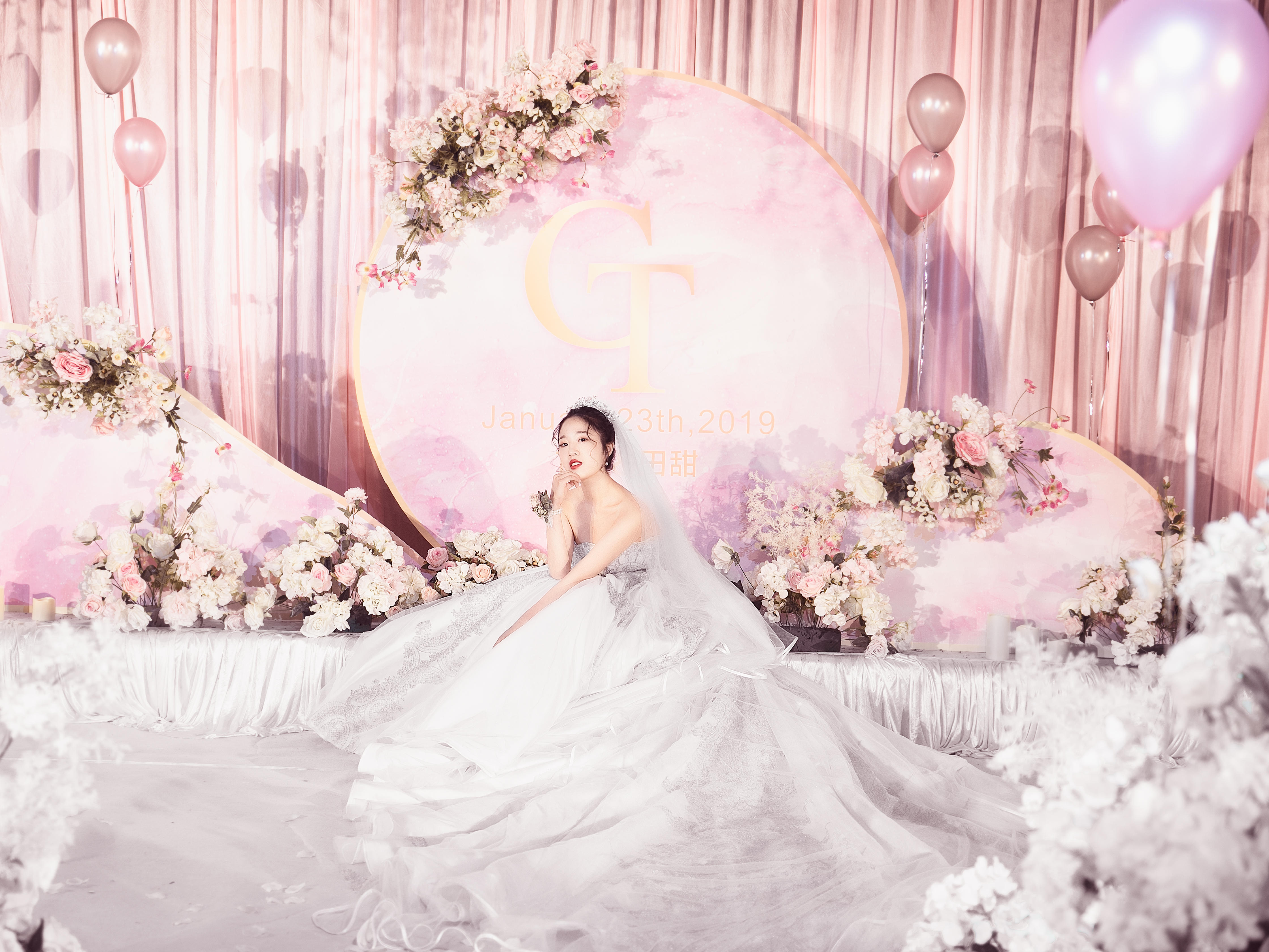 梦幻少女粉《甜甜的》丨初心婚礼定制