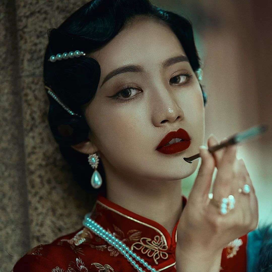 军阀旗袍风