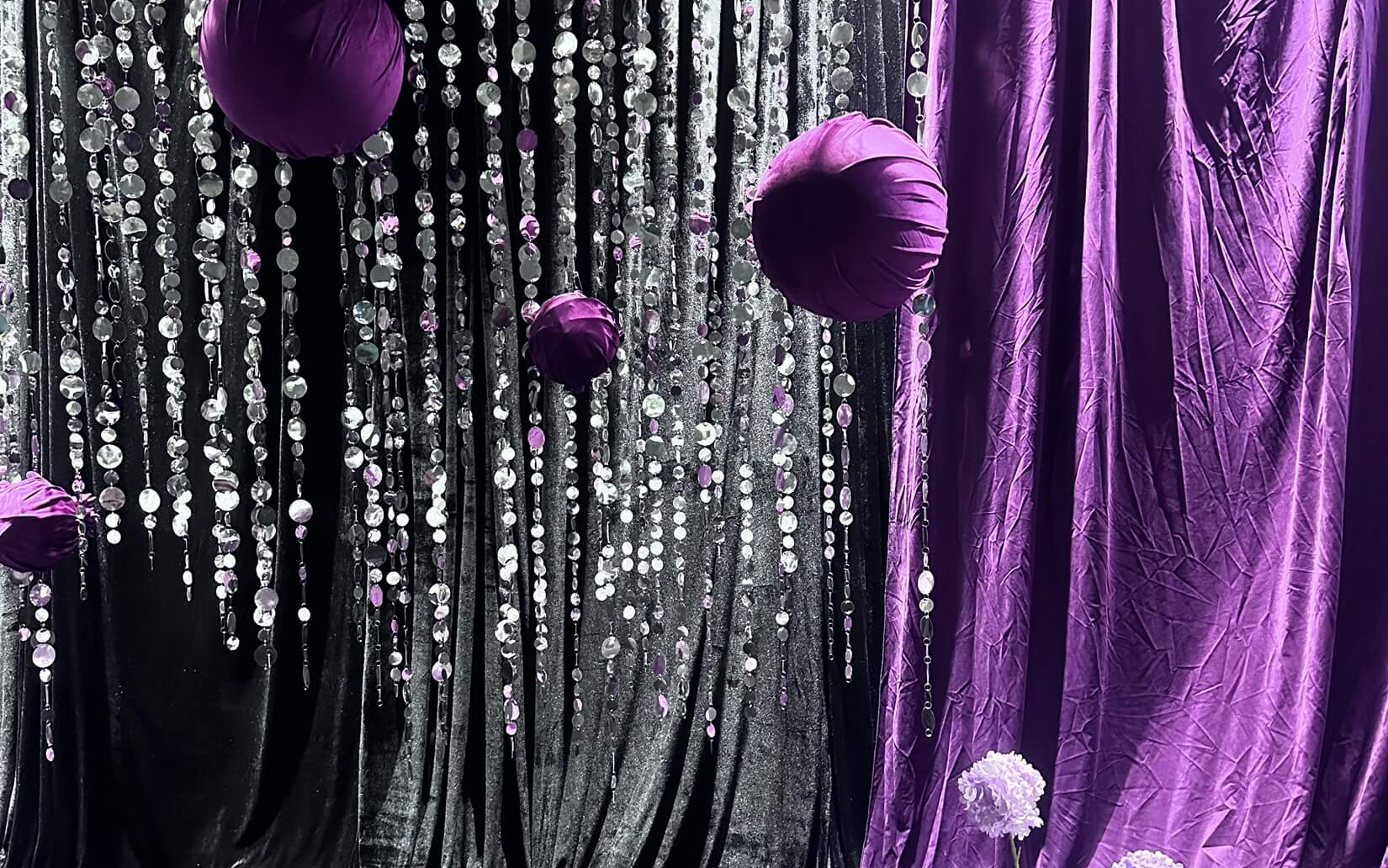 黑紫高級感小預算簡約婚禮