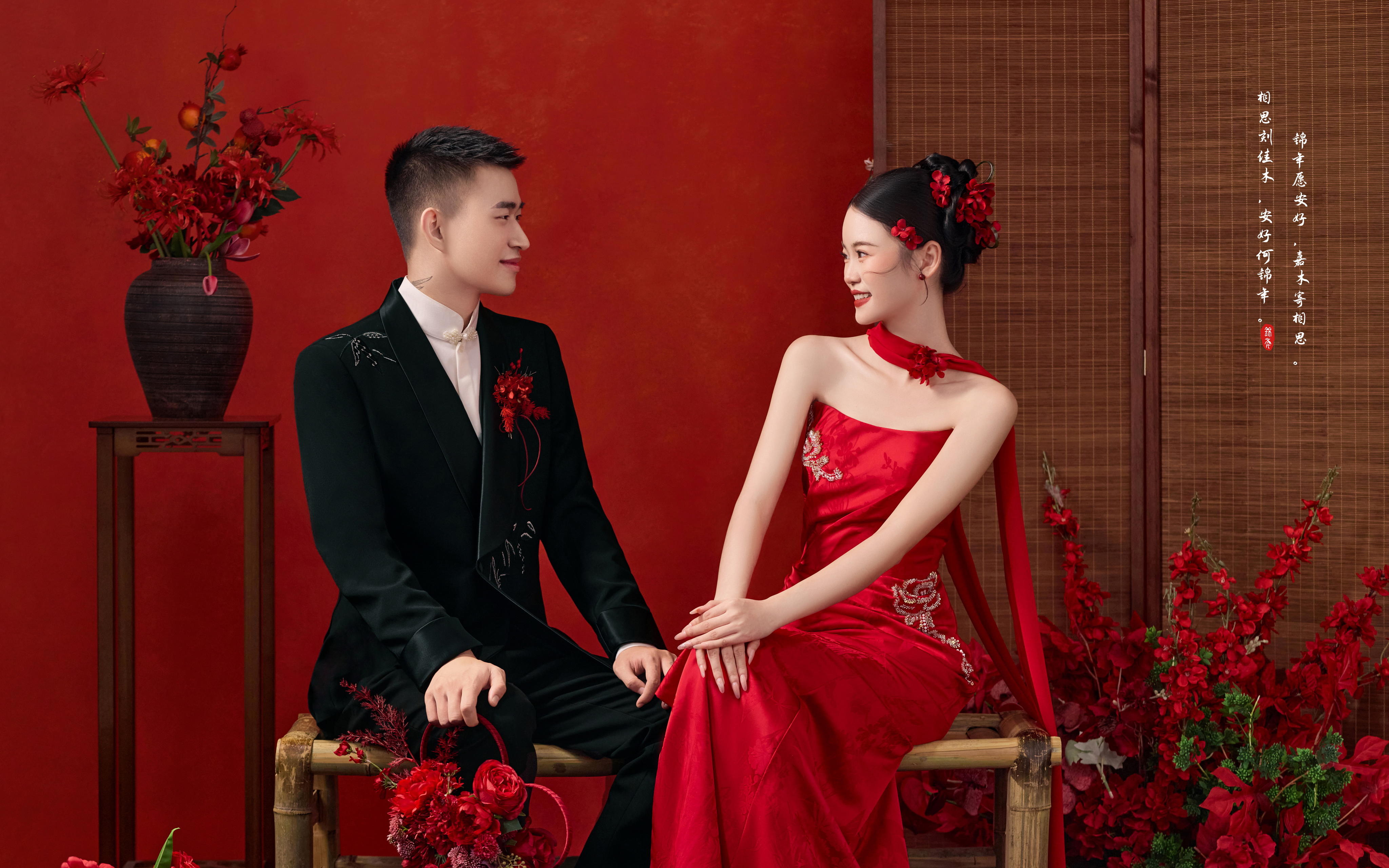 中式婚纱照｜红韵东方美，备婚必看的国风仪式感攻略