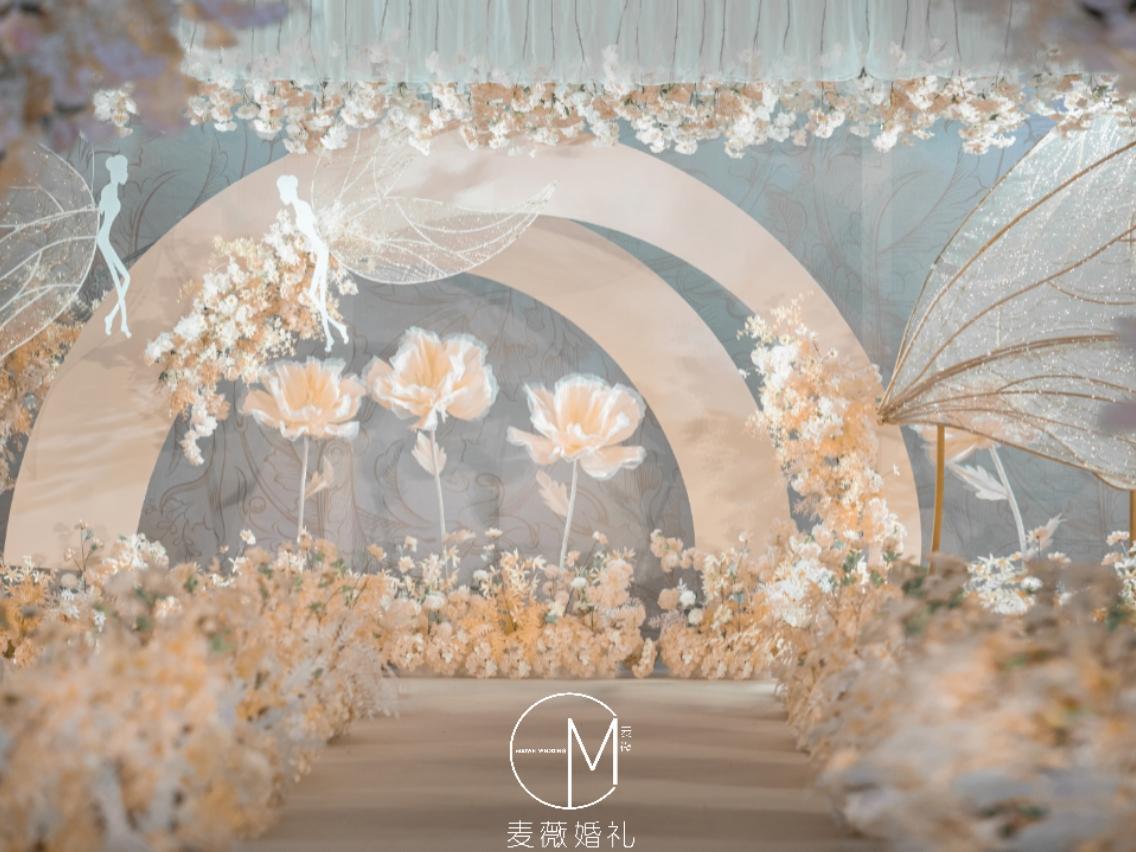 清新甜美香槟色婚礼套餐《彩虹糖的约定》含四大金刚