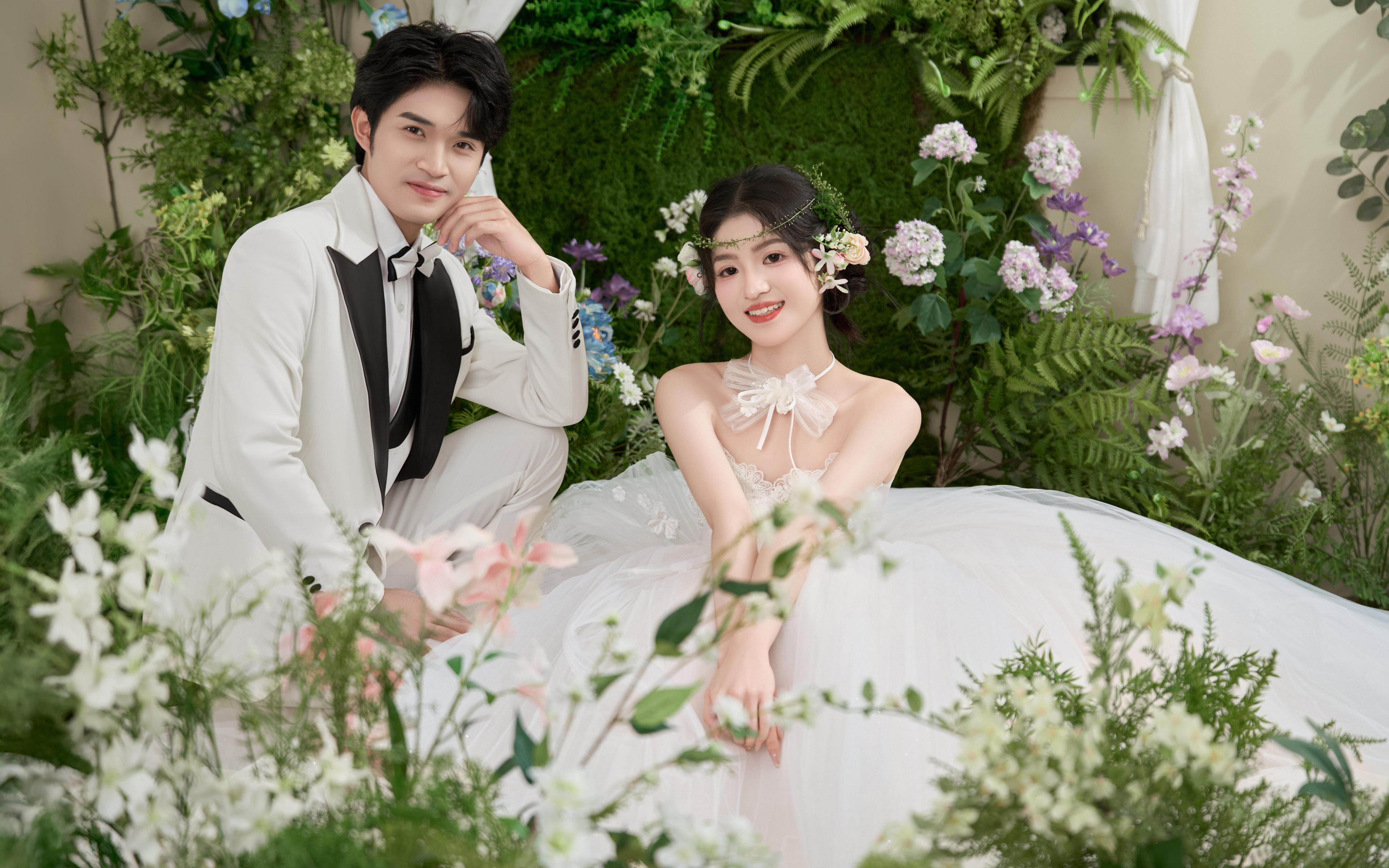 强烈推荐花房婚纱照/妥妥的少女感拉满