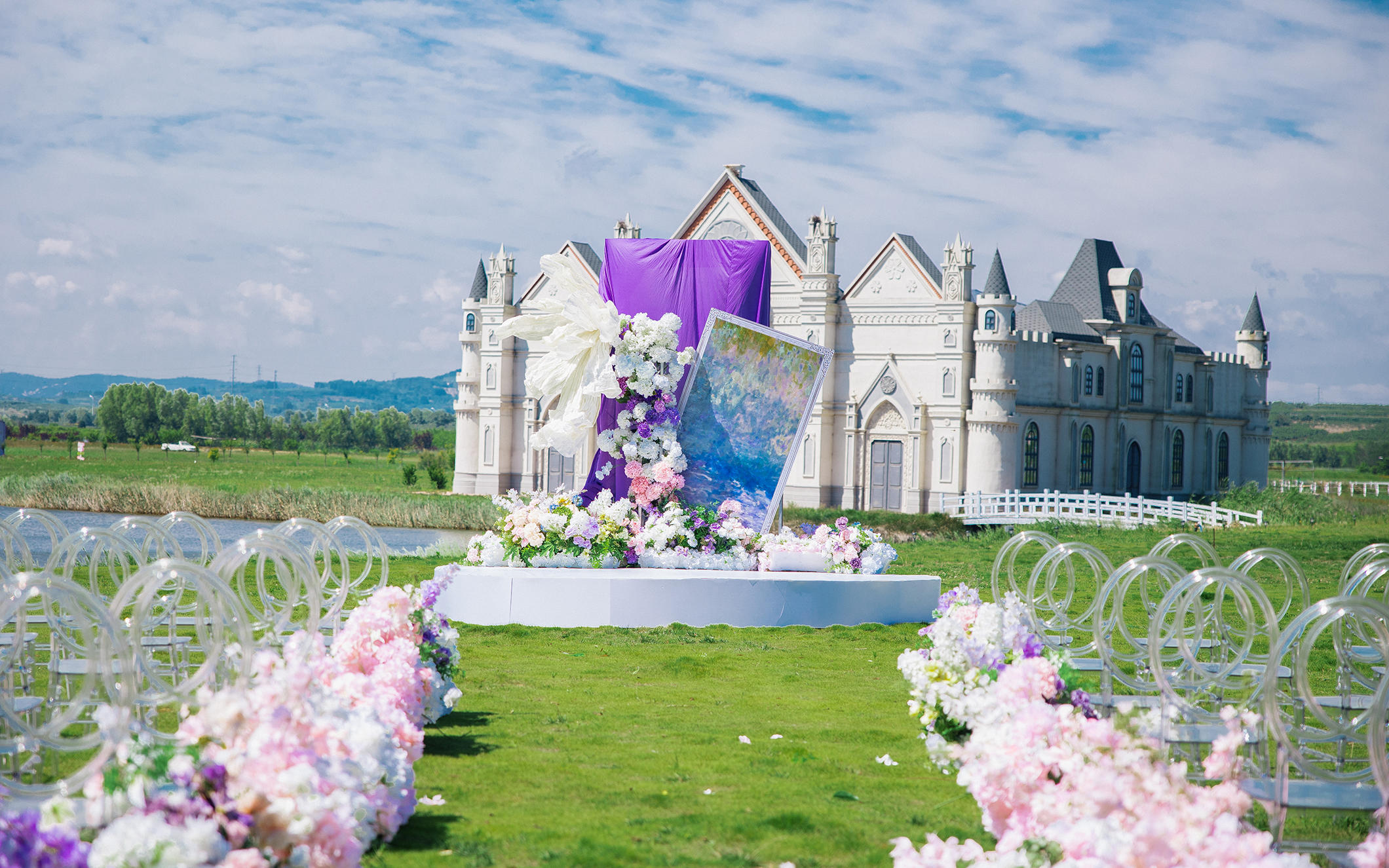婚礼策划 | 莫奈花园 · 城堡草坪婚礼