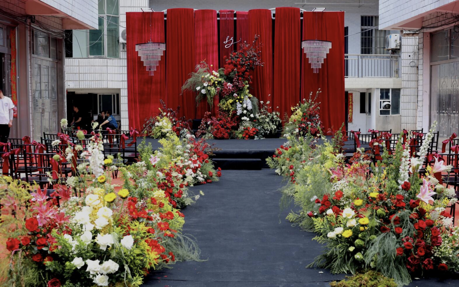 简约高级感婚礼｜南昌农村场地也能氛围感拉满