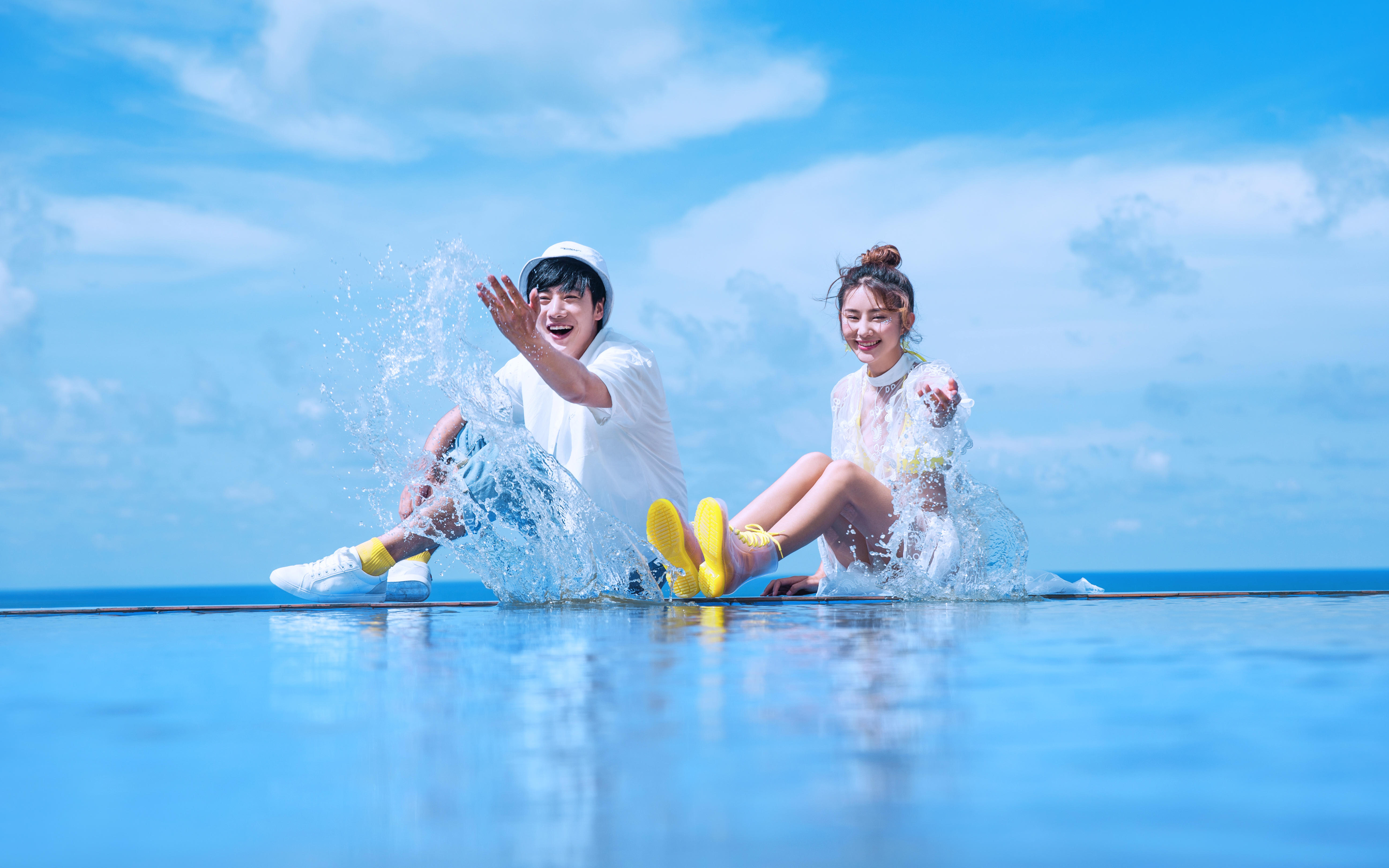 唯美大气海景高端旅拍底片全送