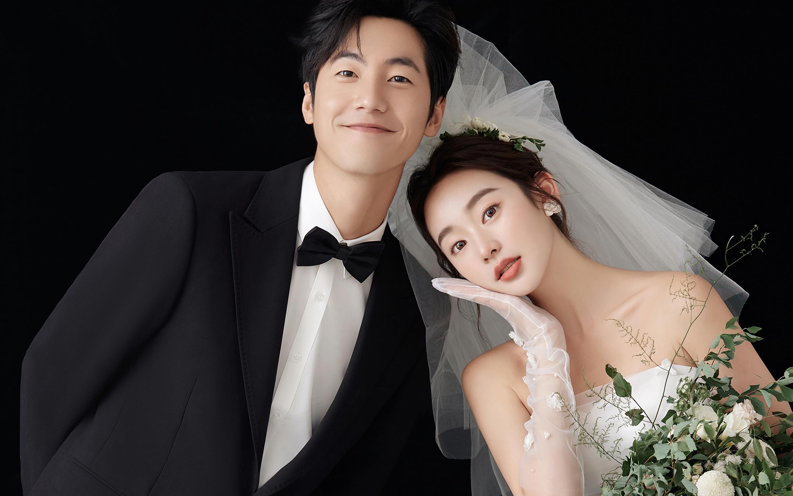 内景主仪式婚纱纯色背景系列