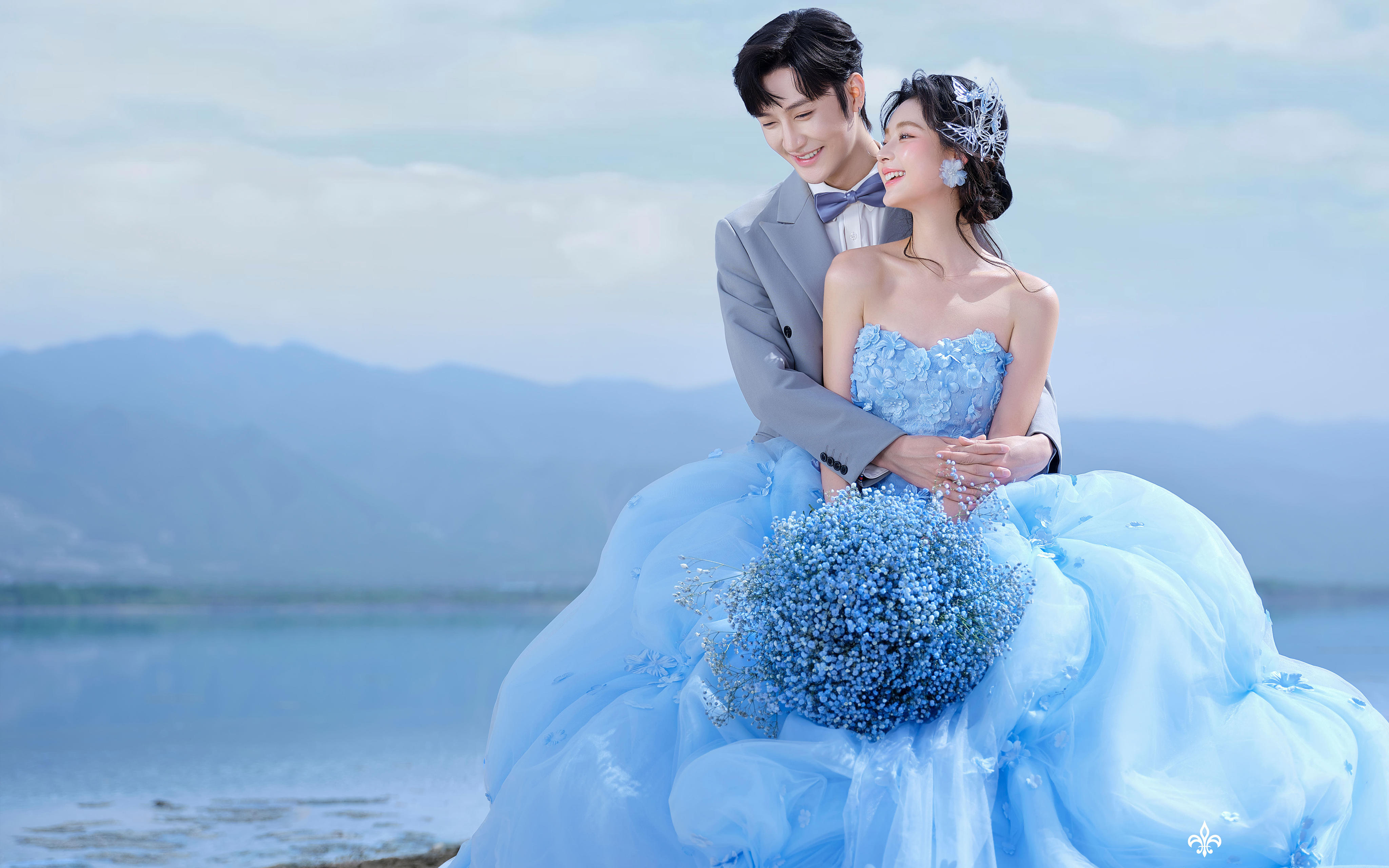 蓝色花神和🌊适配度简直💯！太浪漫了叭