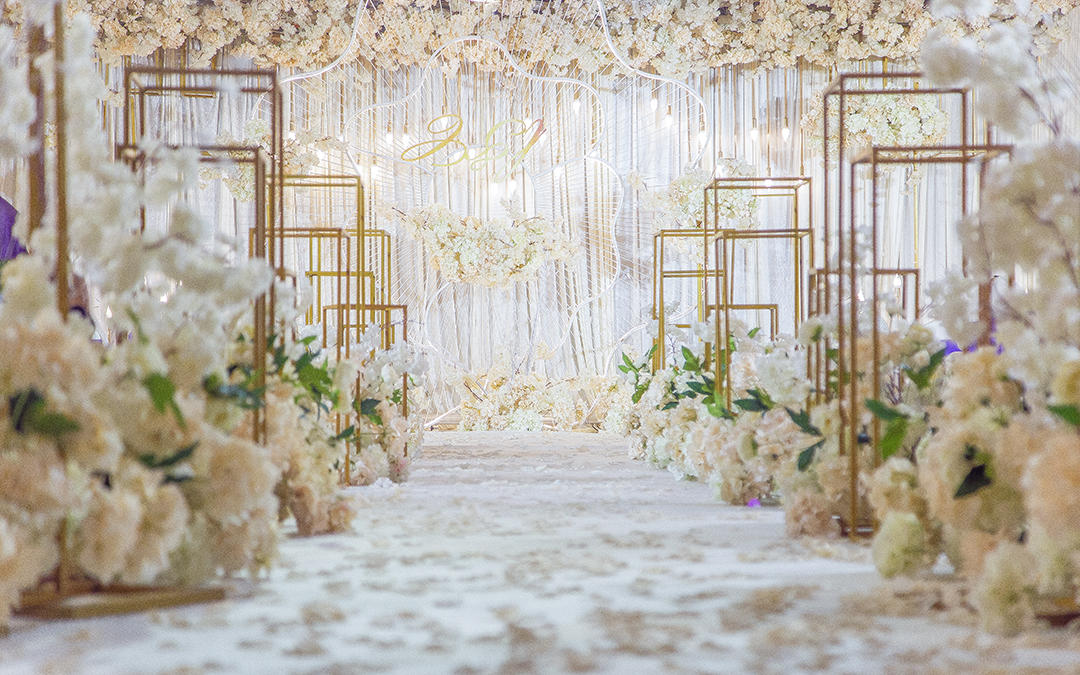 【荣县唯格】2019年匠心打造香槟白唯美婚礼