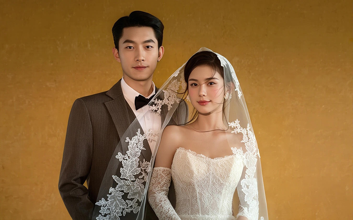 浪漫又溫馨的室內(nèi)輕復(fù)古婚紗照