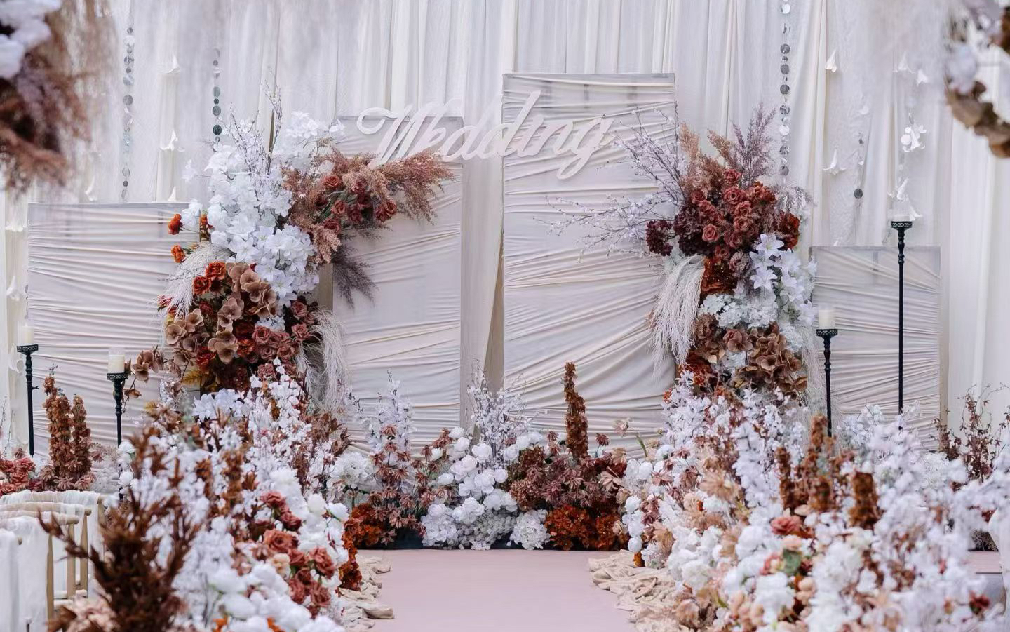 冬日秋色主題婚禮