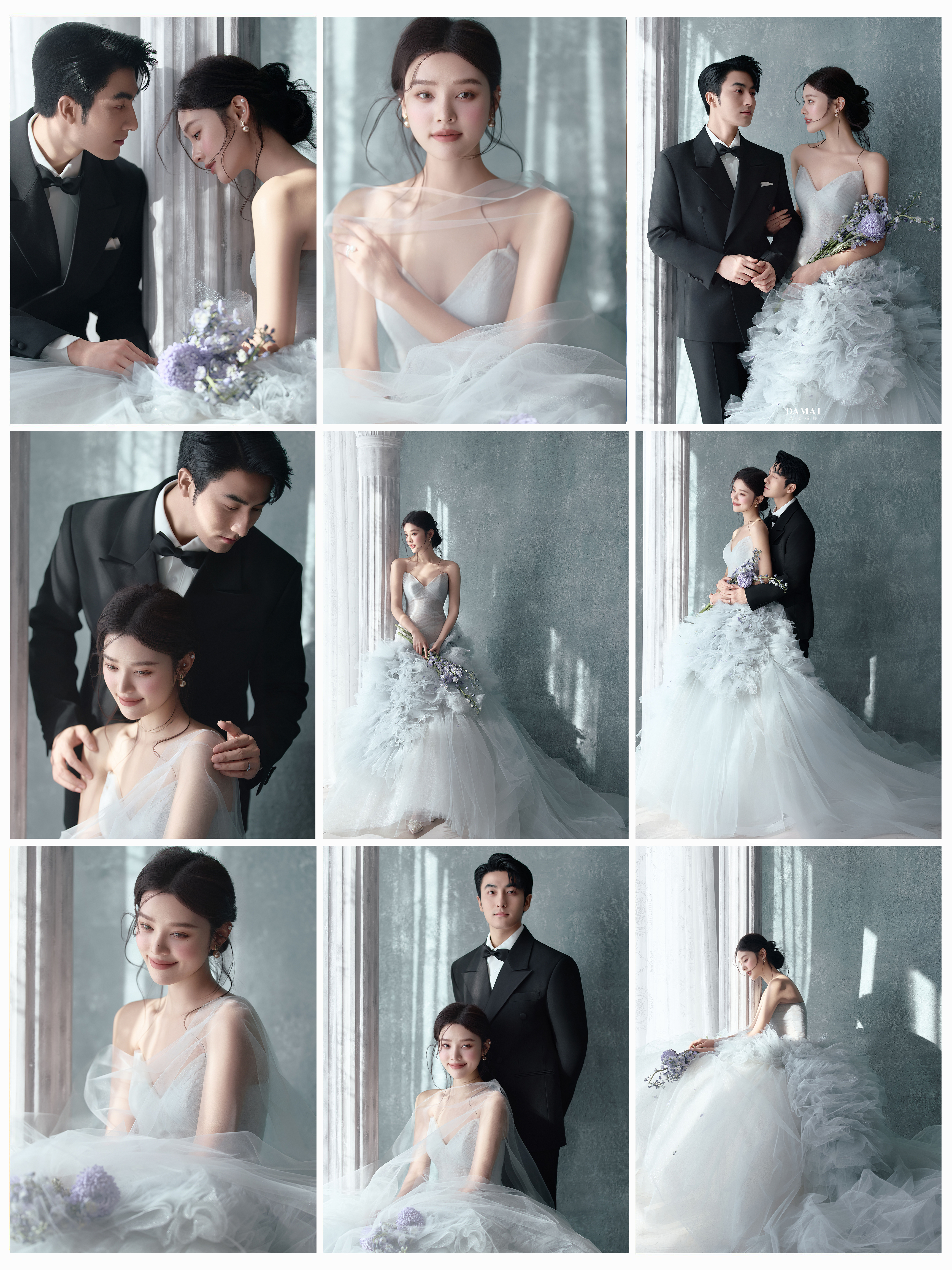 高端定制婚紗照婚禮跟拍跟妝攝像一條龍系列