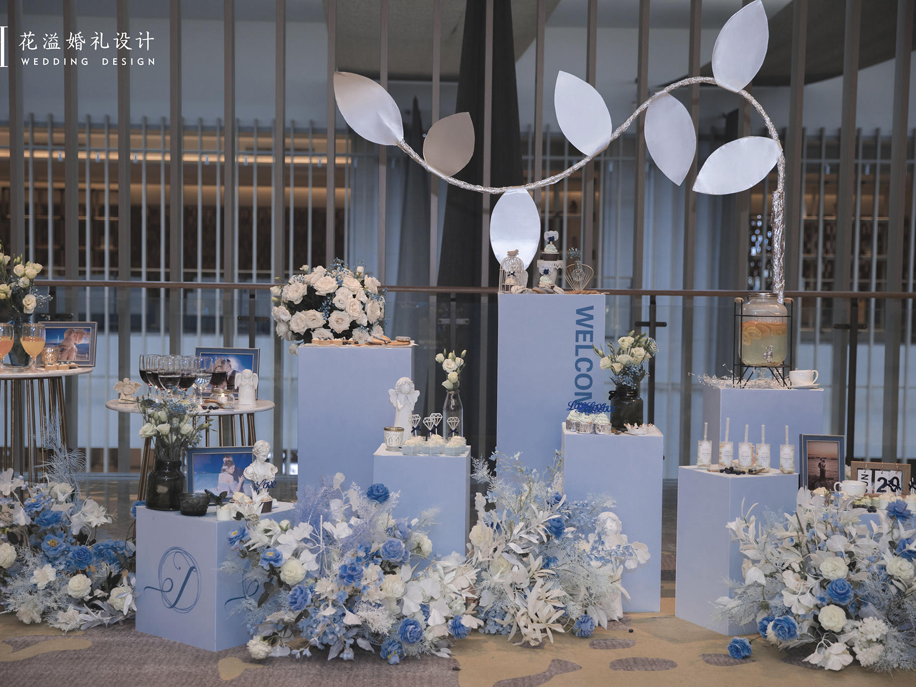 【鲁能万豪】蓝色系清爽定制婚礼