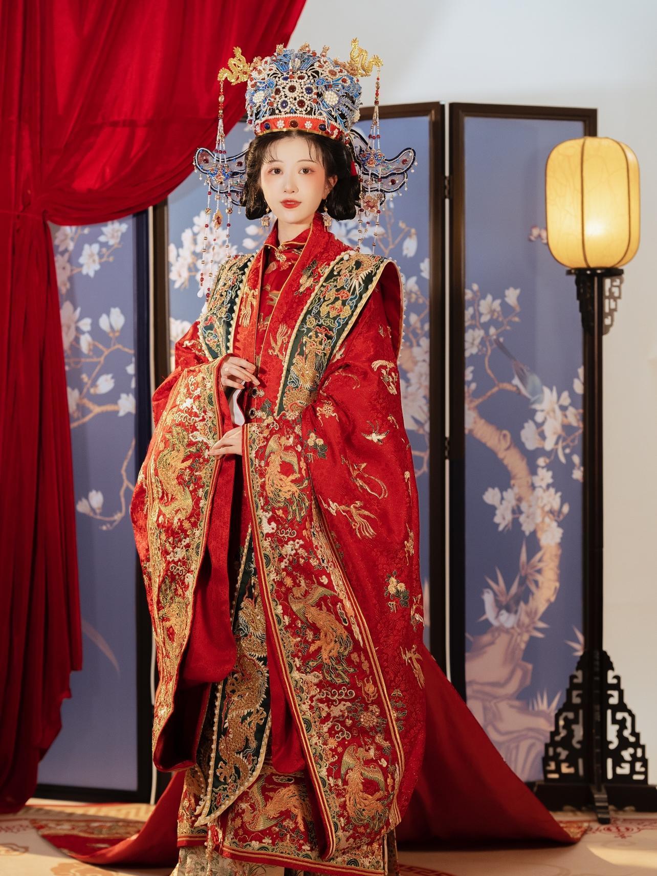 【弘登漢服婚嫁館】明制·百鳥朝鳳