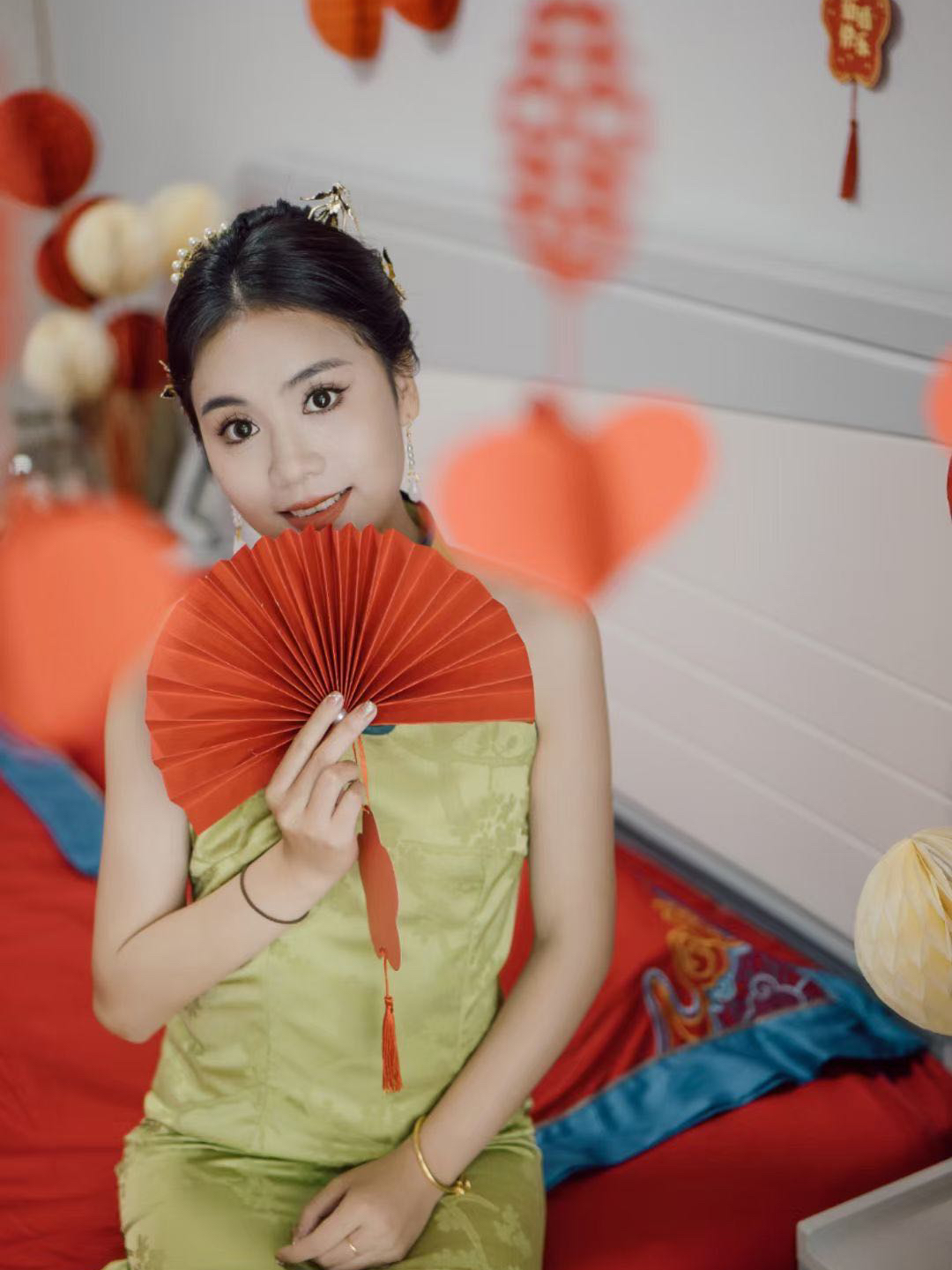 新中式晨袍造型