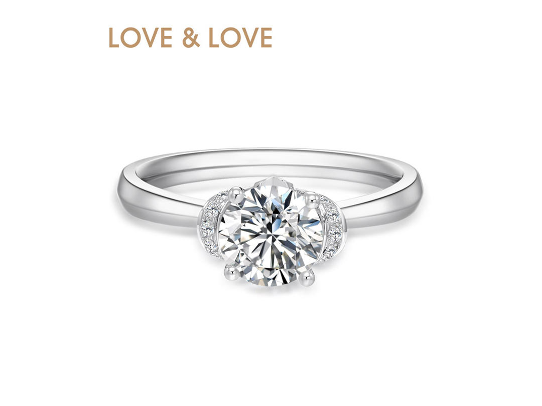  LOVE&LOVE心心相印 求婚钻戒