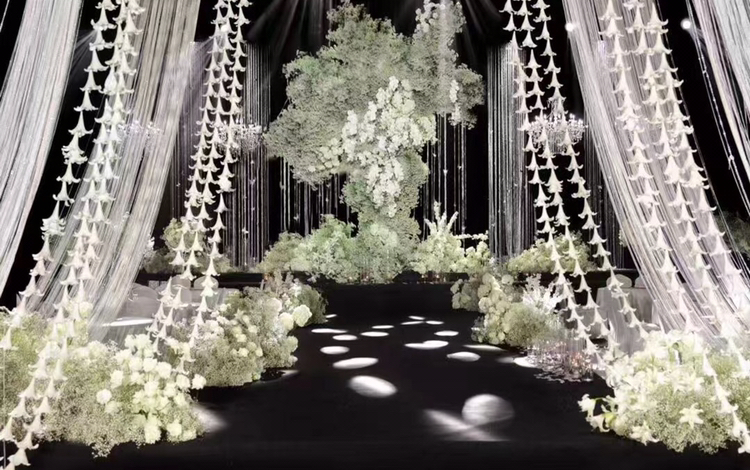 云墨嘉禮策劃｜白綠色沉浸式婚禮