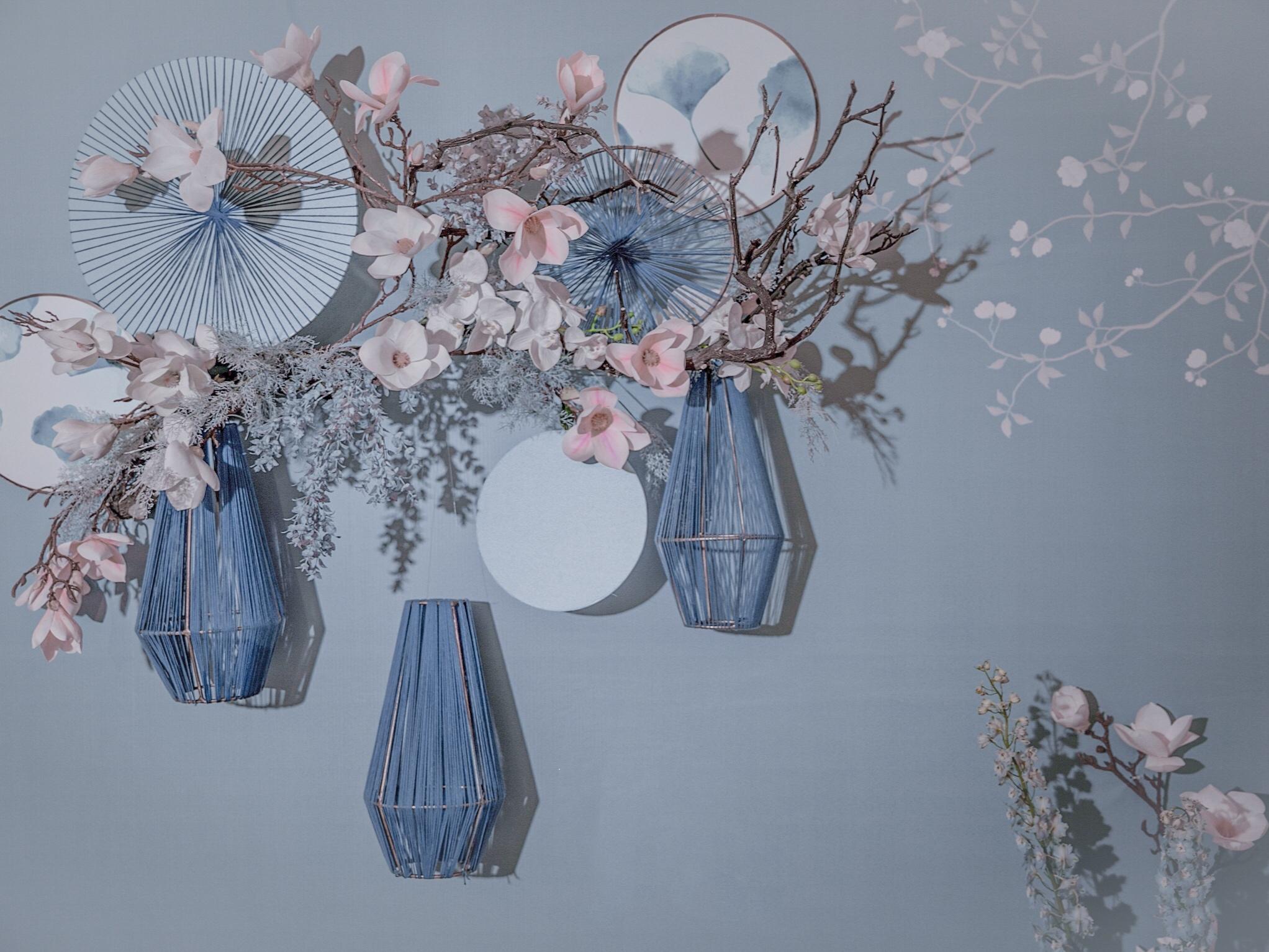 真挚纯洁的爱 新中式 蓝色系婚礼