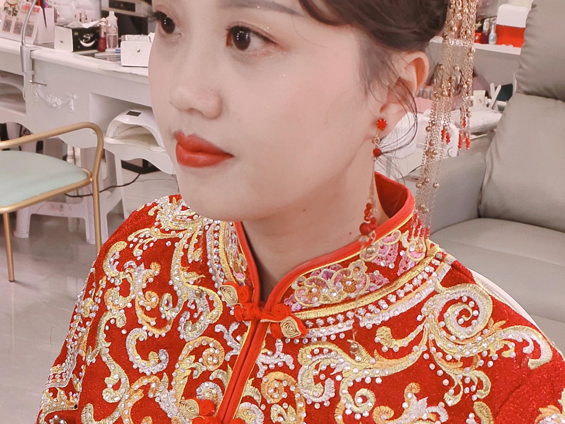 莆田首席化妆师森系唯美半天跟妆 婚礼化妆  