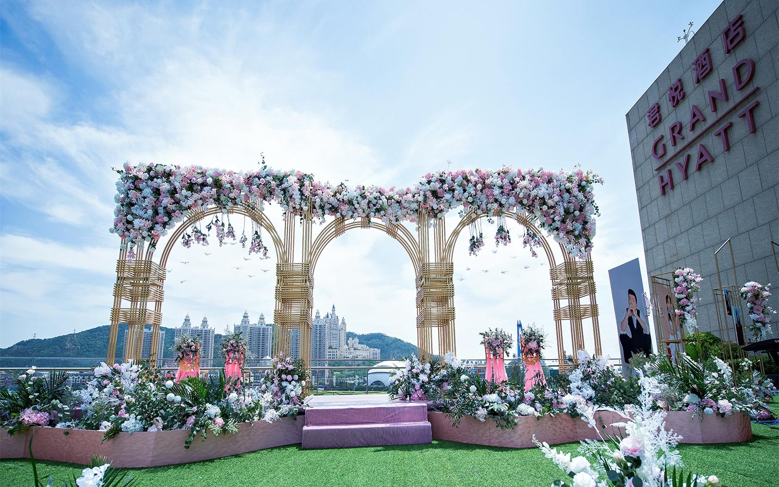 时尚美式简约甜美户外婚礼