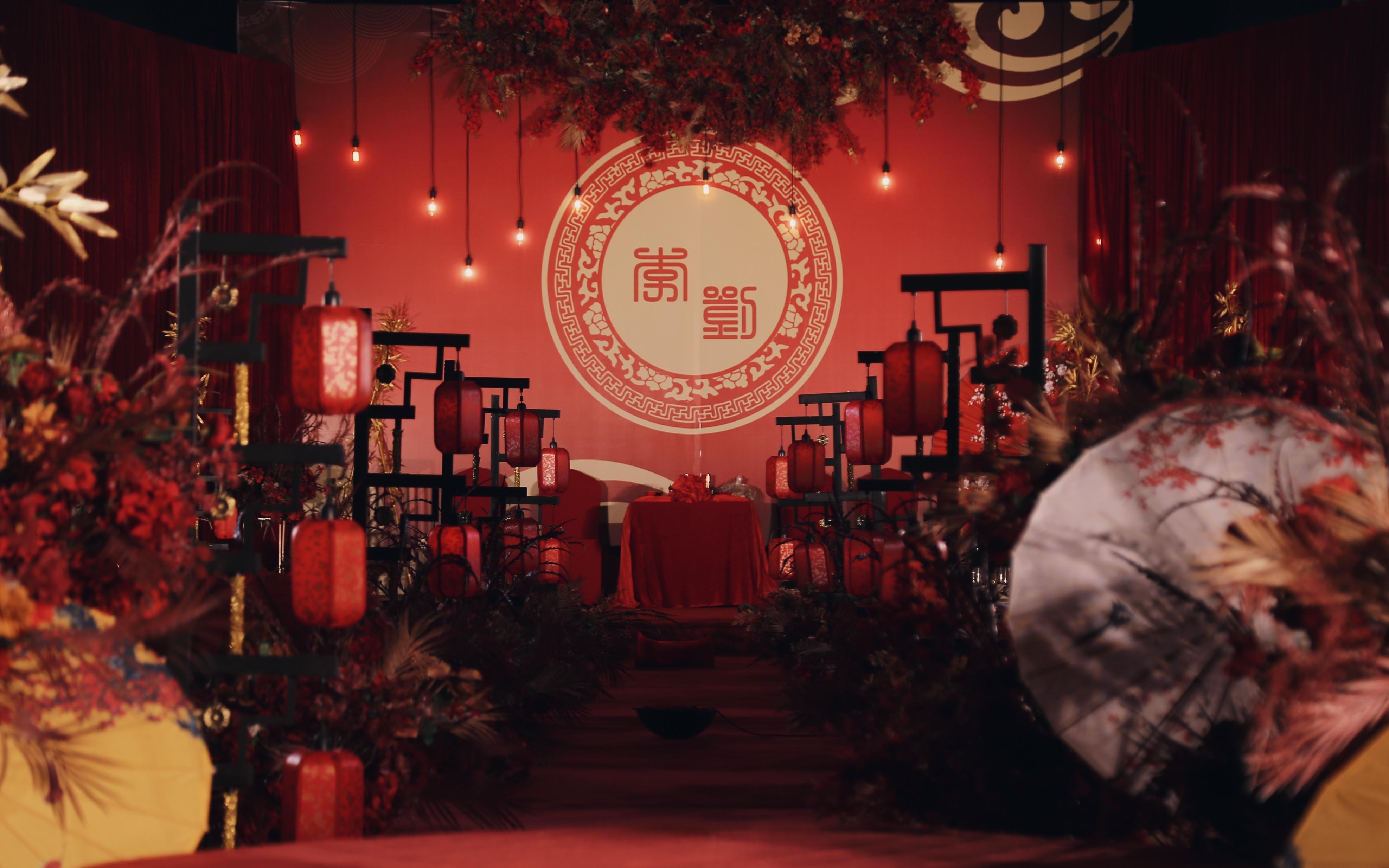 小预算中式婚礼 红色中式婚礼