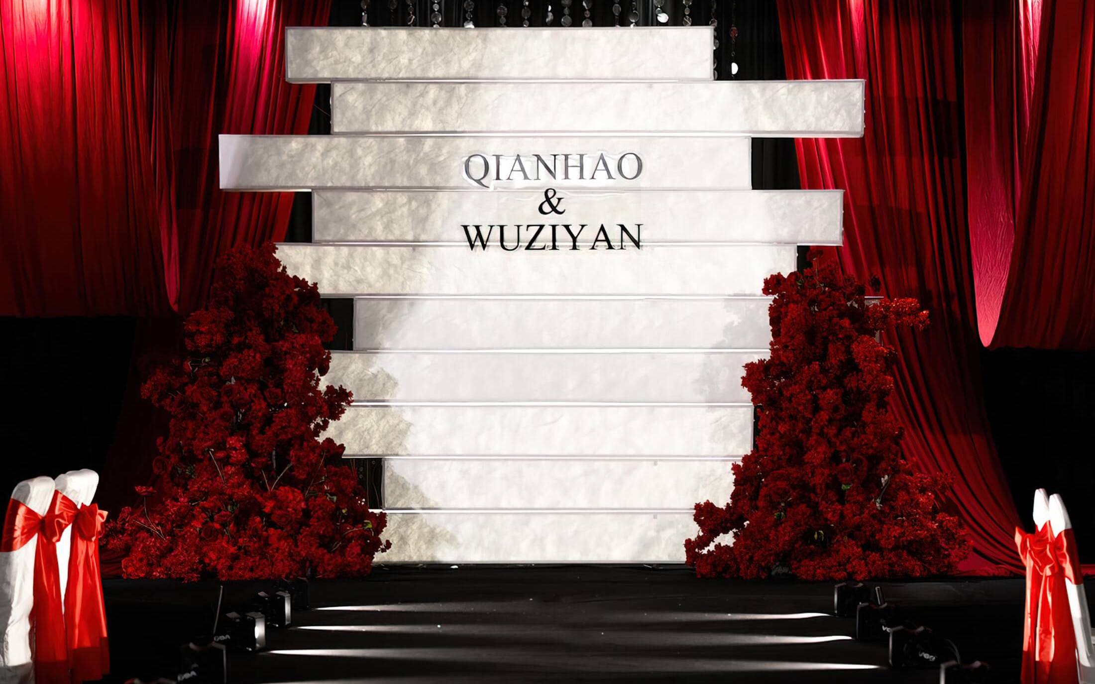 致·婚礼｜红黑复古婚礼高级感