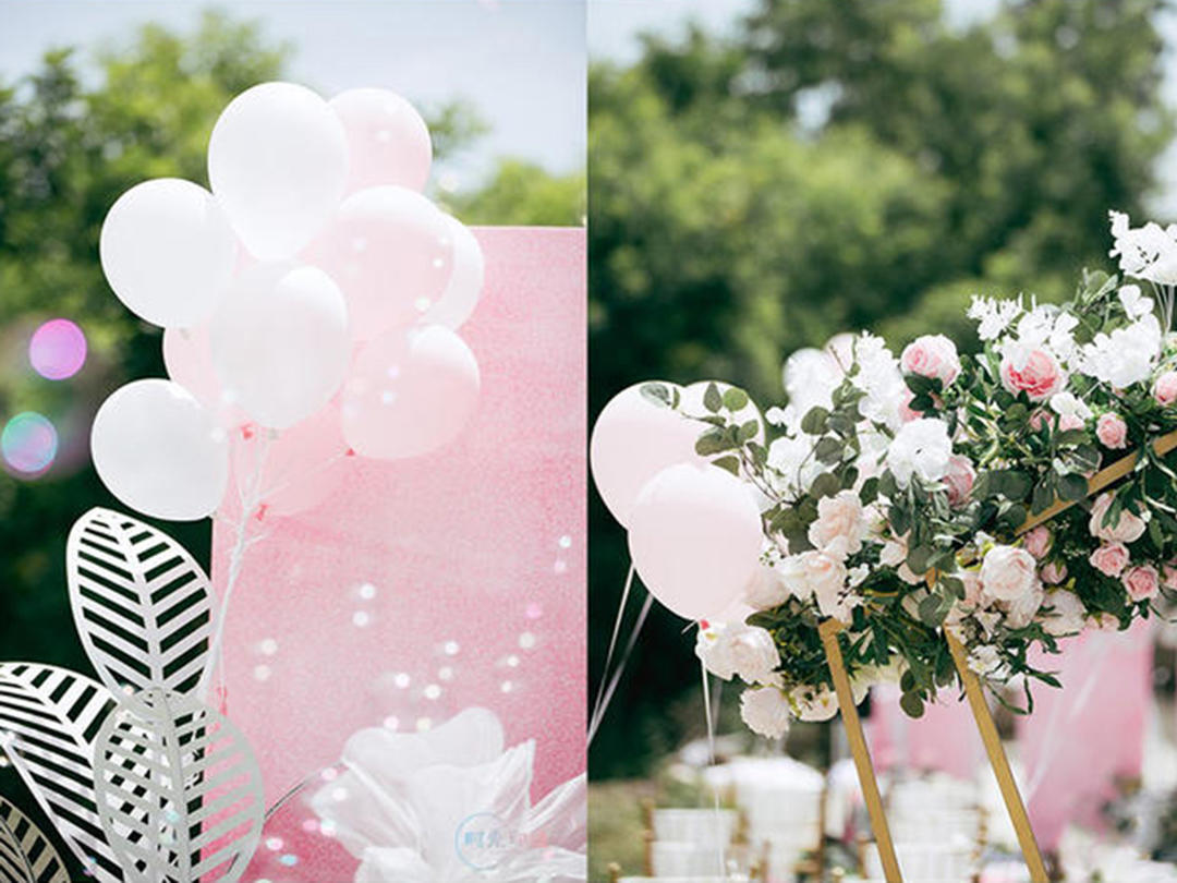 【笙瑟婚礼】粉色温馨浪漫户外婚礼——含资深四大