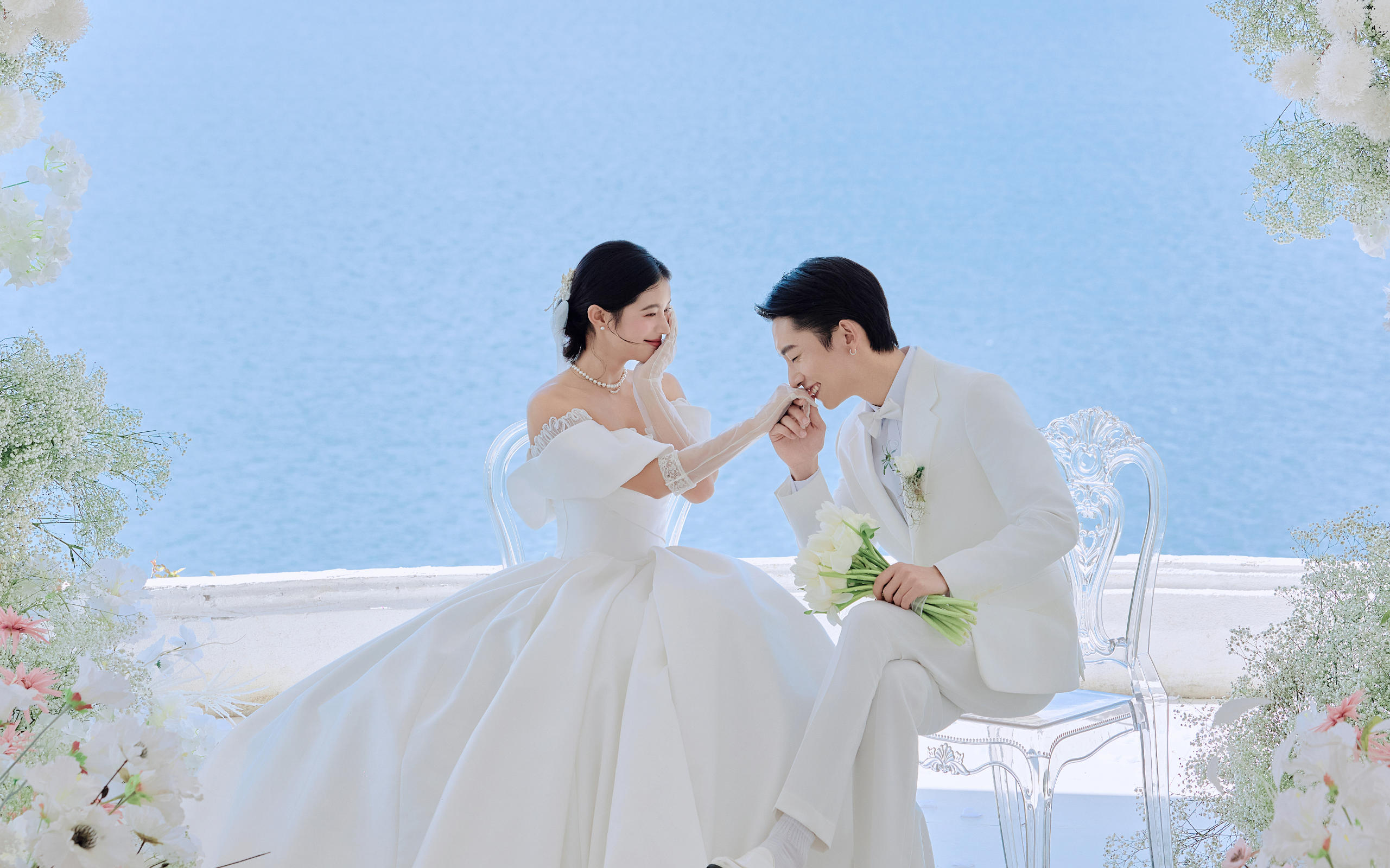 【法式印象】站在海洋与天空的交界处，完成一生一次