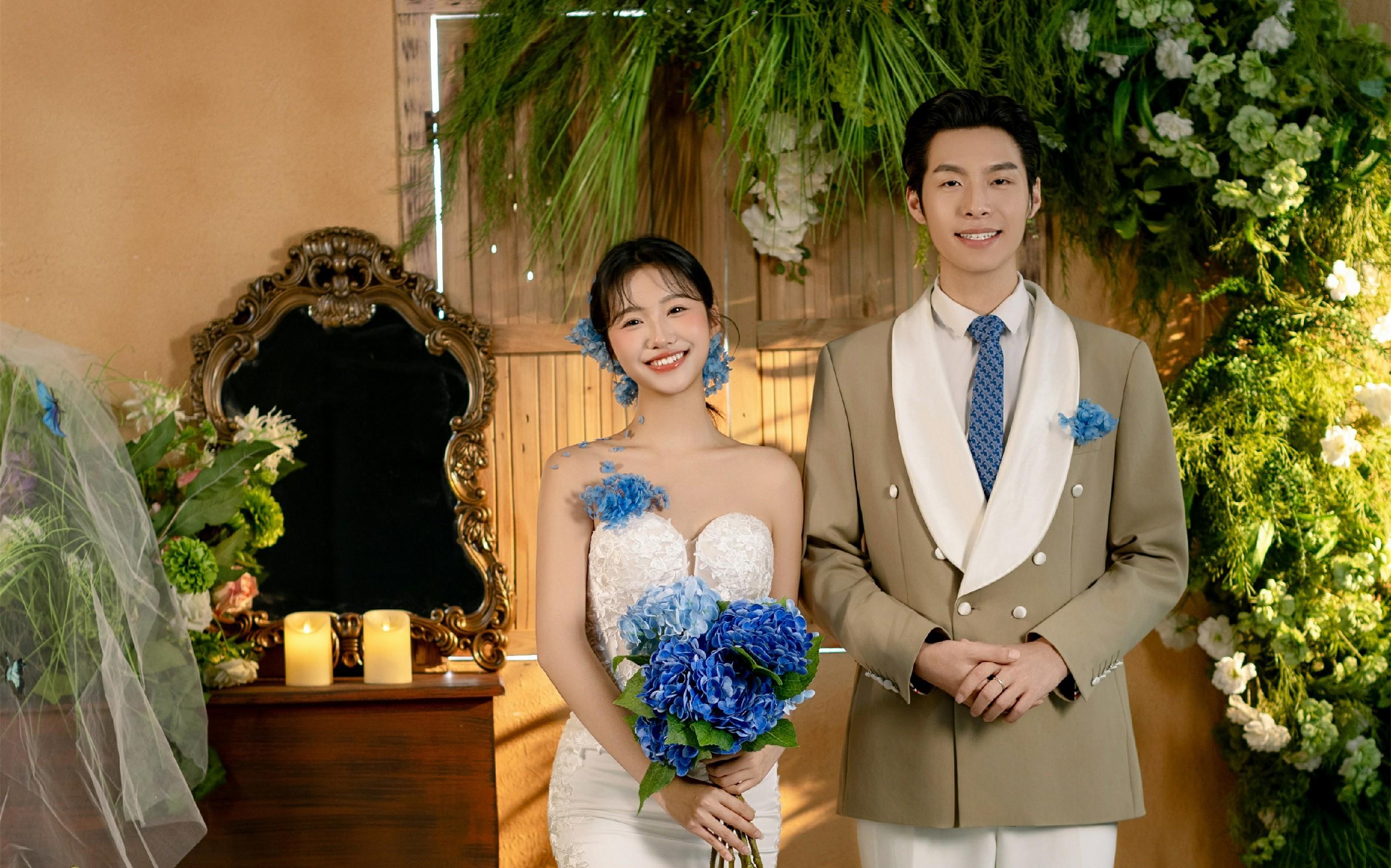 蓝花衔柔，法式氛围感拉满💙