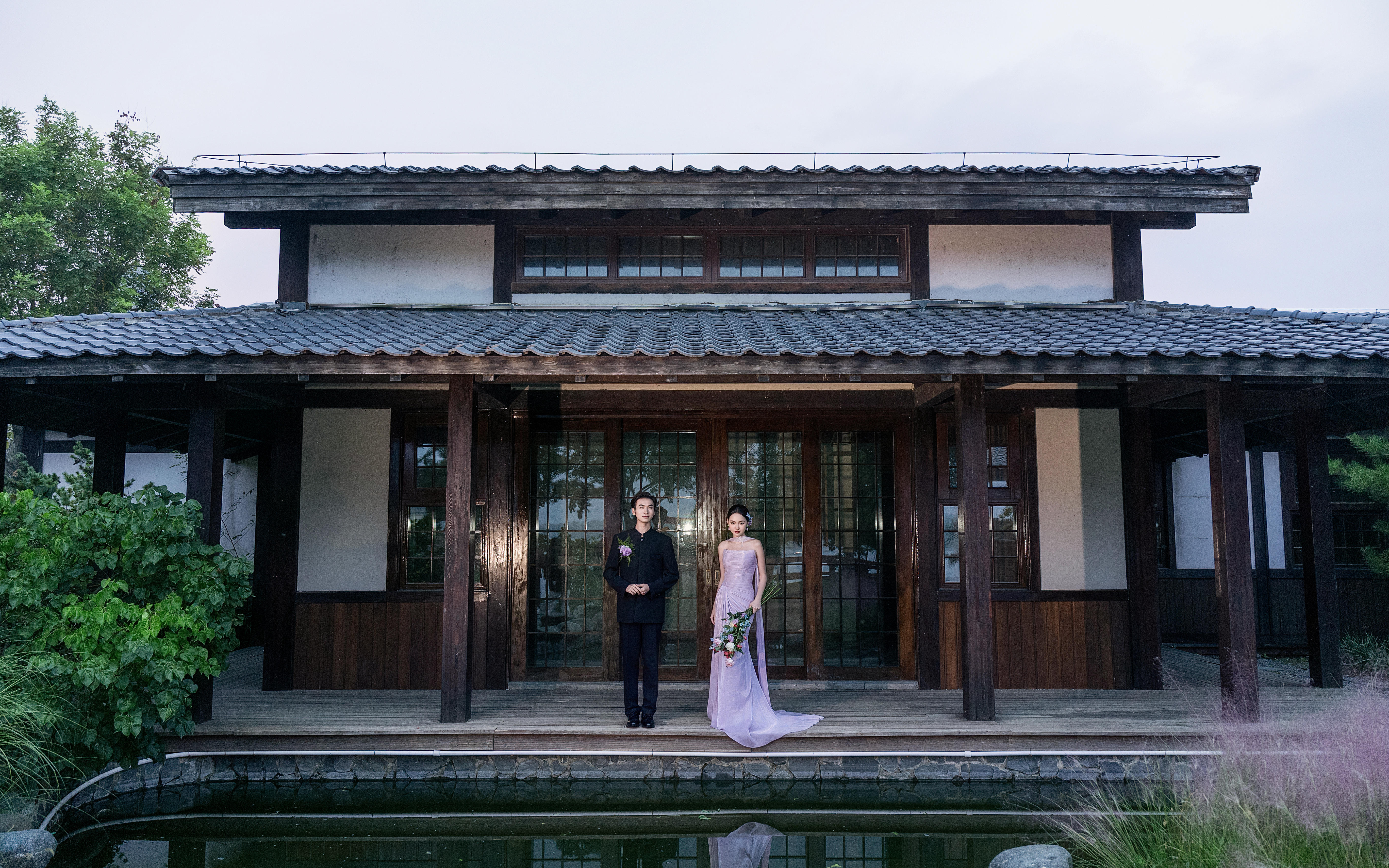 柔紫新中式婚照