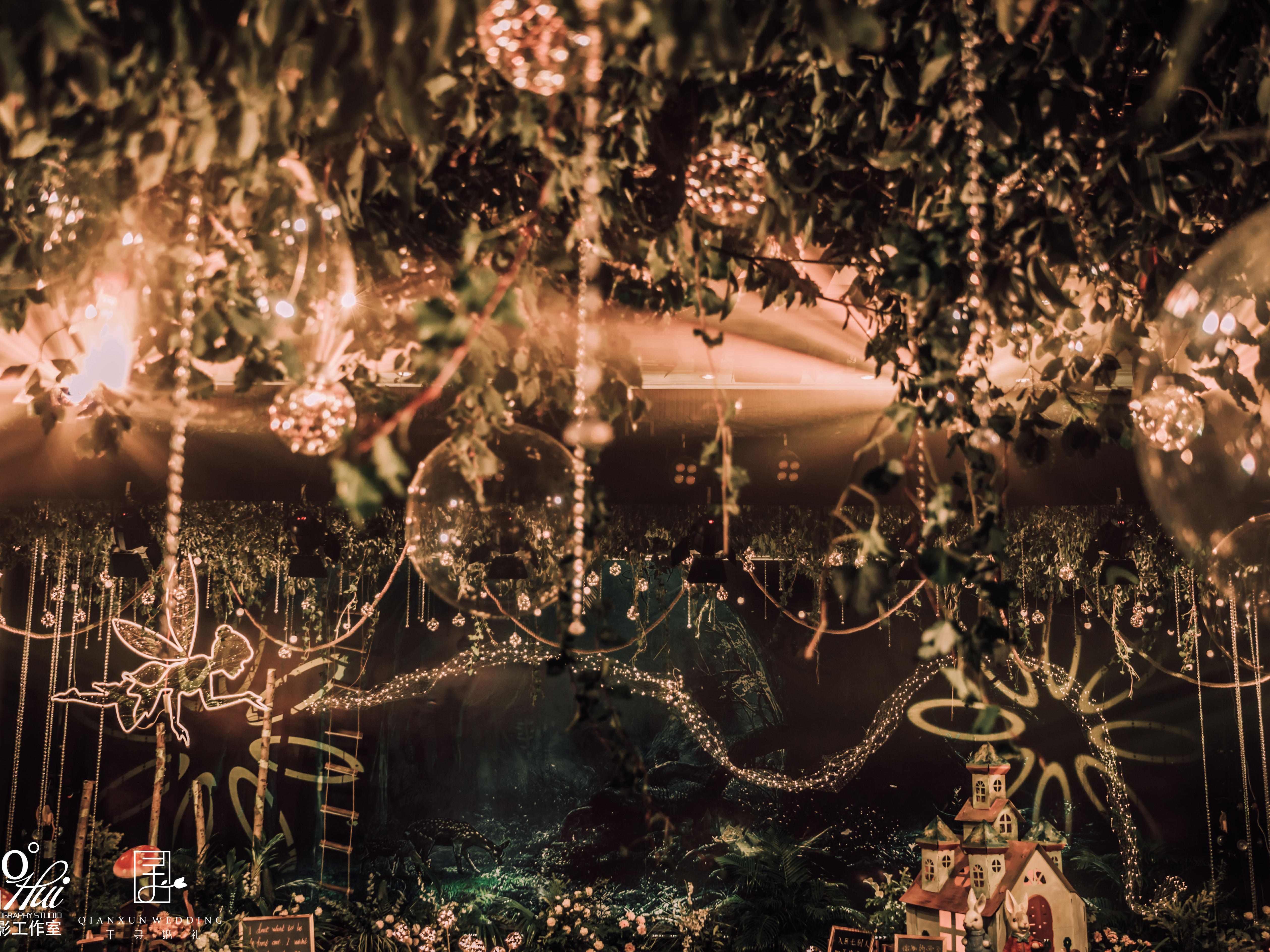 千寻婚礼【佳·瑜】森系室内婚礼