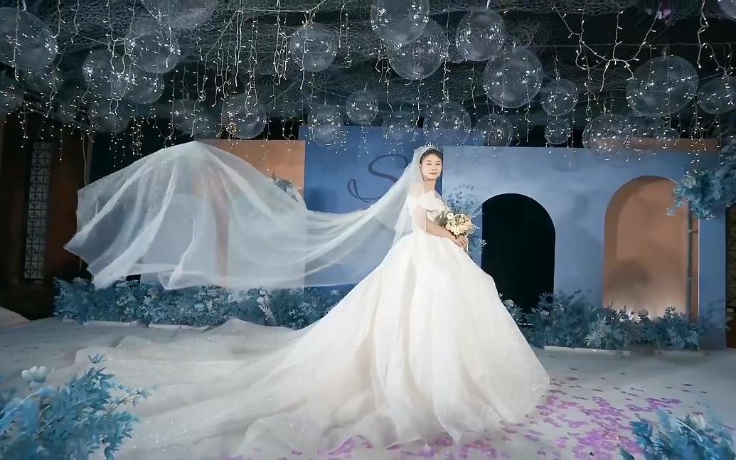 藍(lán)橙簡約清新婚禮