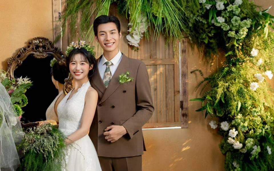 纽约婚纱&复古甜美婚纱照