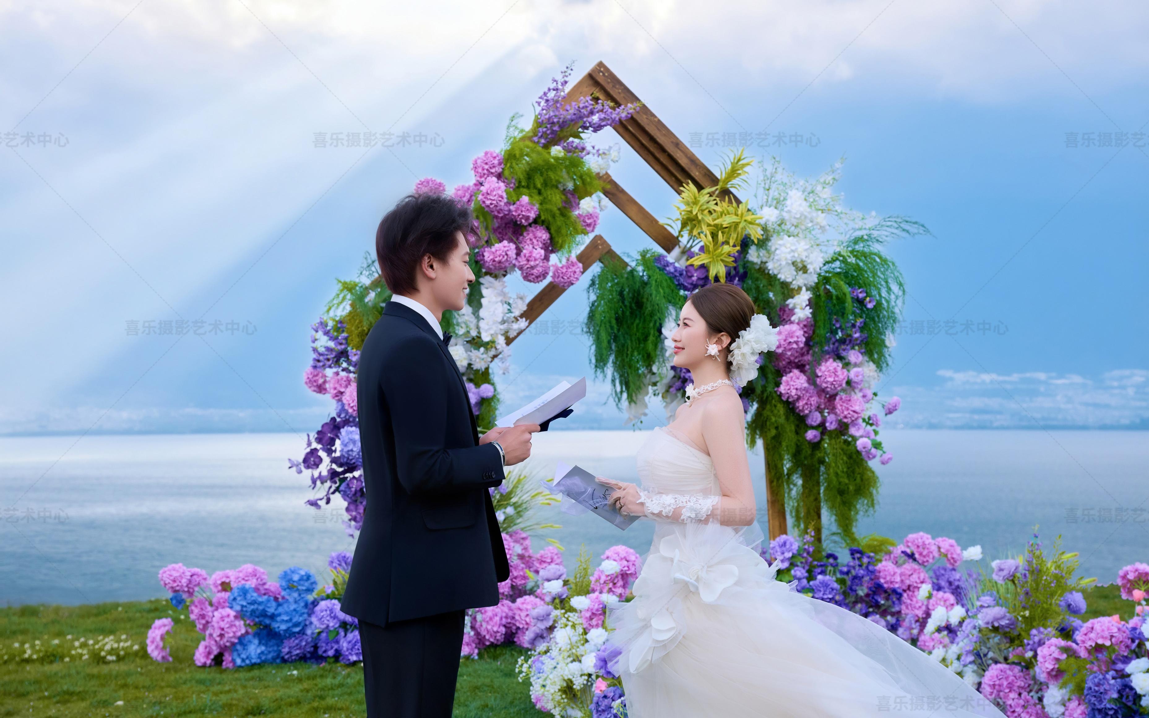 归鲤基地实景拍摄 | 沉浸式体验湖景婚礼