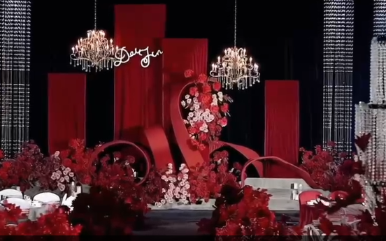 红黑婚礼 |简约大气