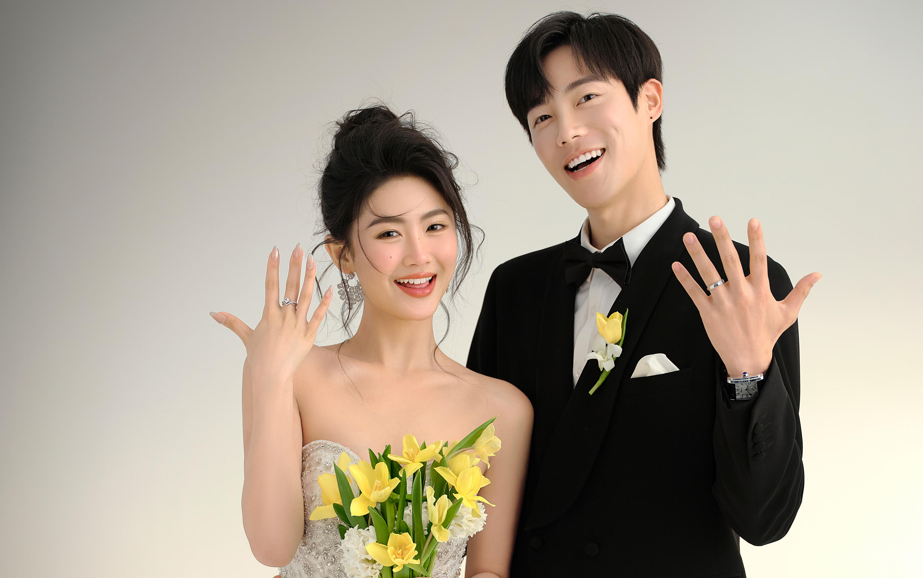 是心动啊❗️温柔到骨子里的韩式简约风婚纱照