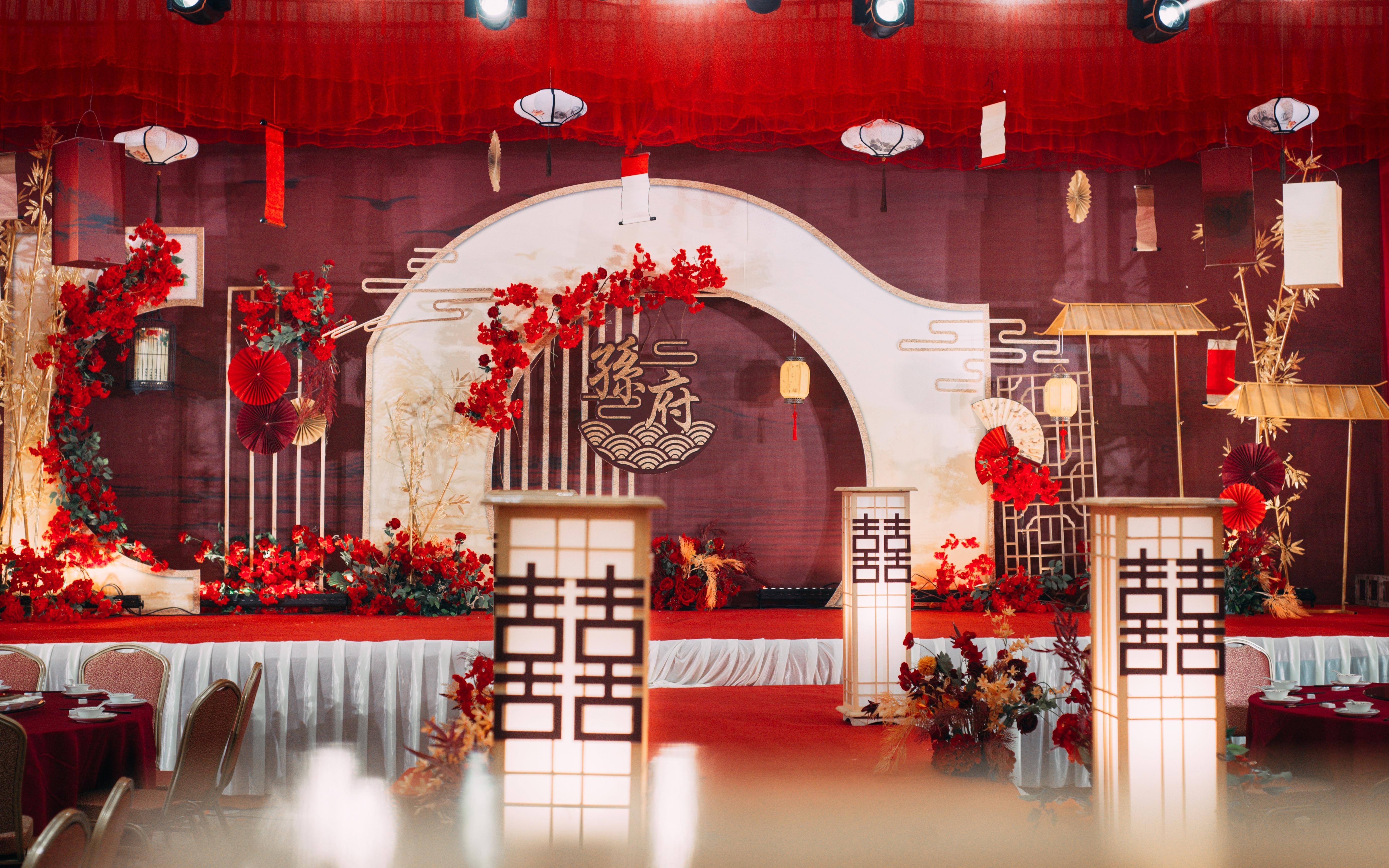 【心饰婚礼】超高性价比/香槟色主题鲜花婚礼