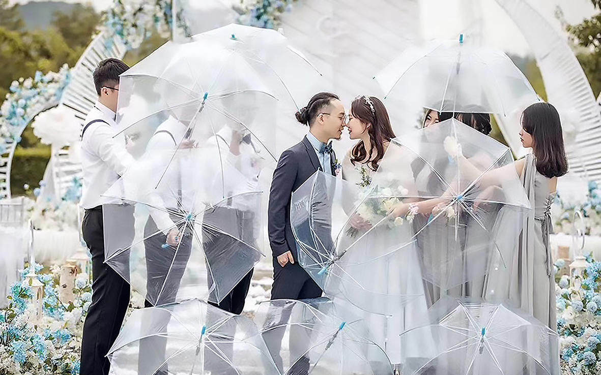 乡村农家小院坝坝宴时尚浪漫婚礼